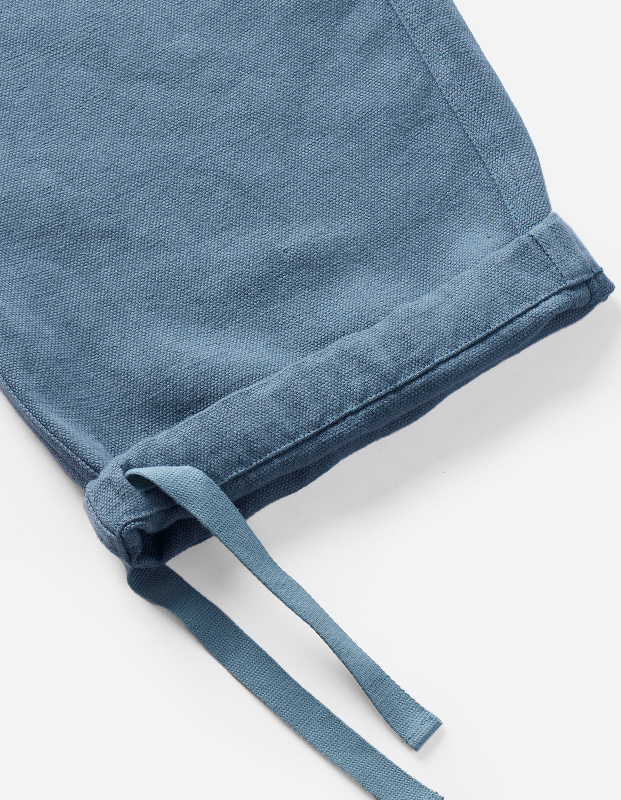 5006 Hemp Asym Loose Track Pants Subdued Blue