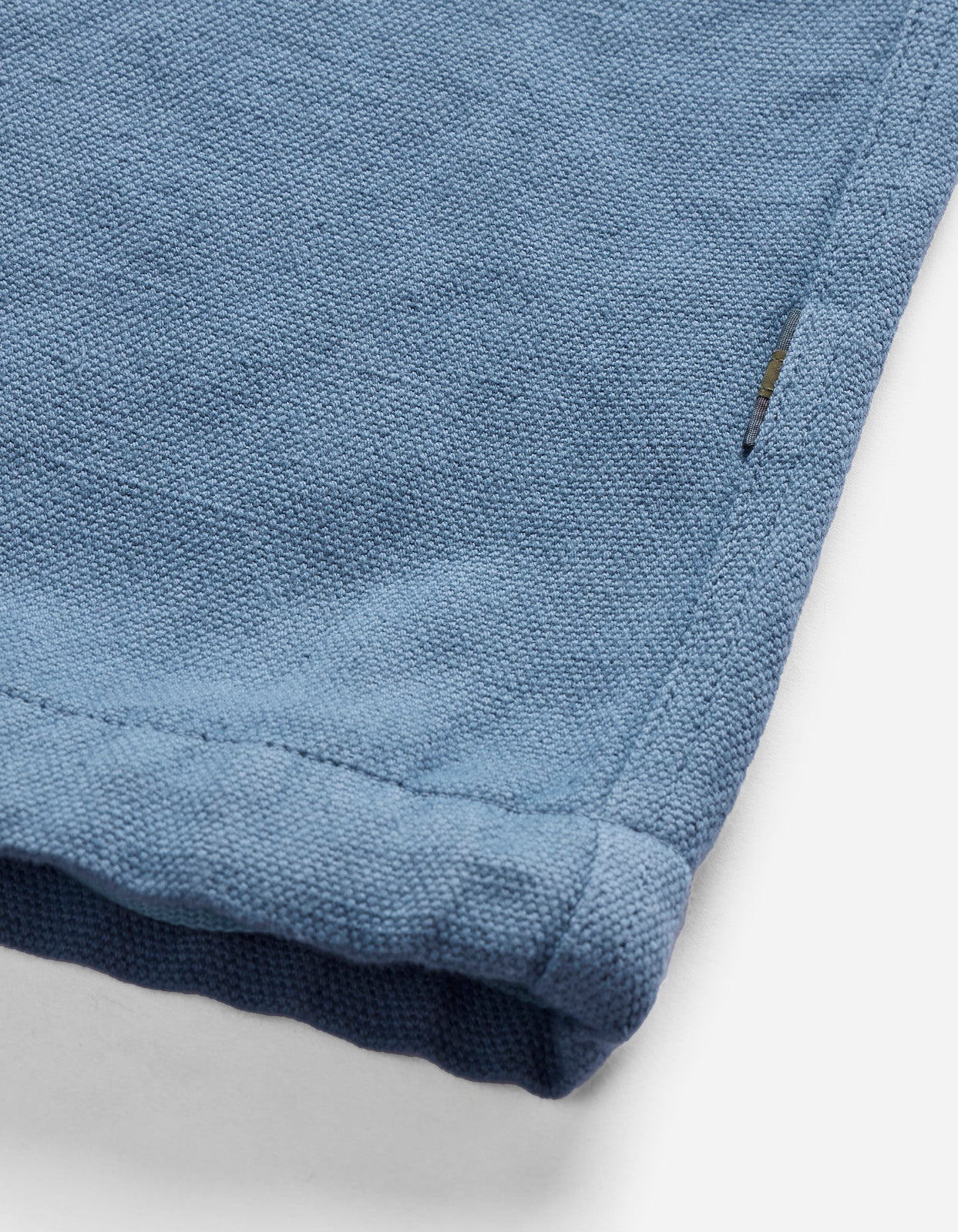5006 Hemp Asym Loose Track Pants Subdued Blue