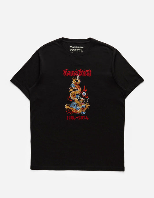 Maharishi short-sleeve chest-pocket shirt - Black