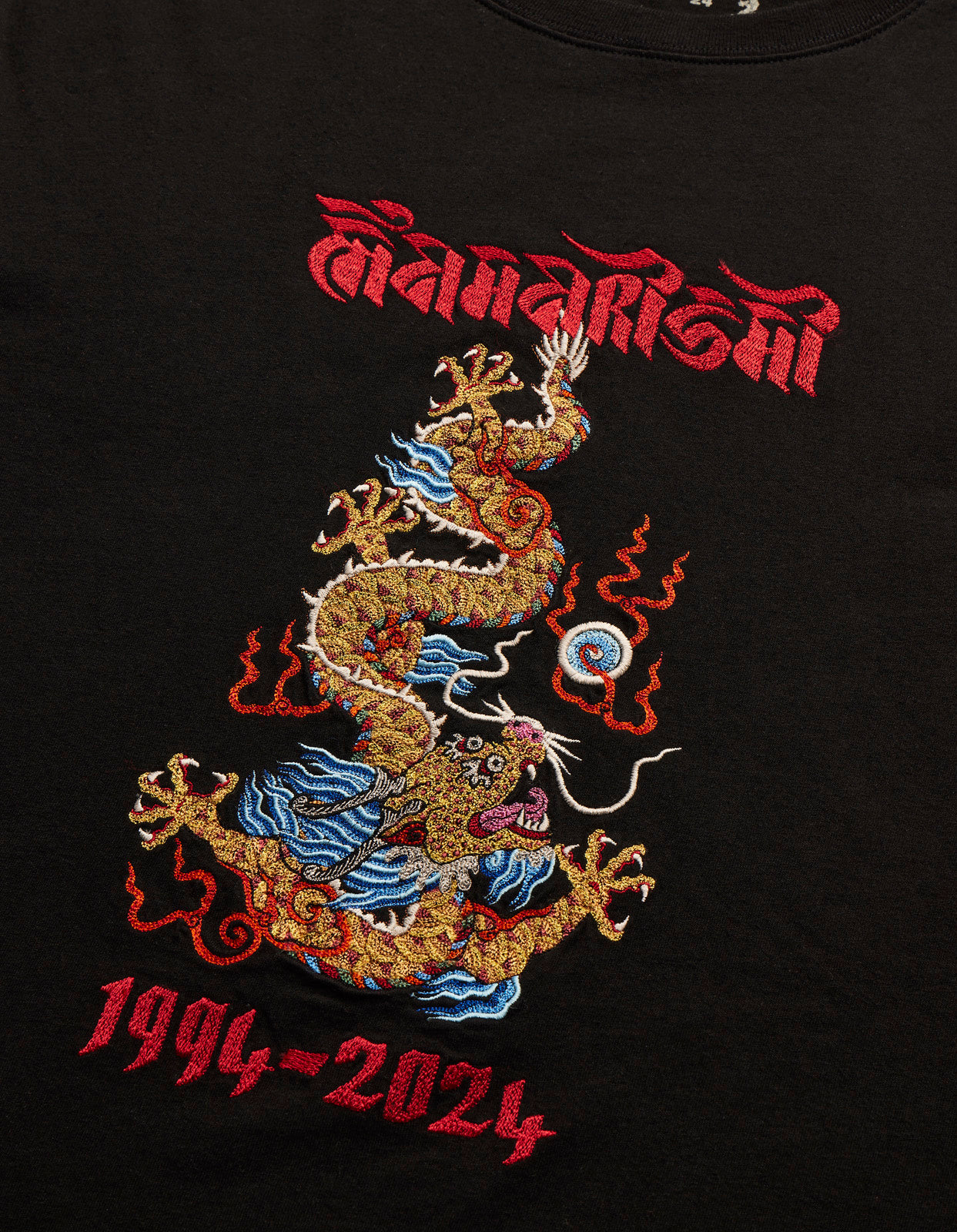 5017 Descending Dragon T-Shirt Black