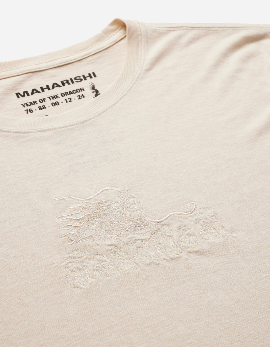 5019 30th Anniversary Dragon T-Shirt Ecru