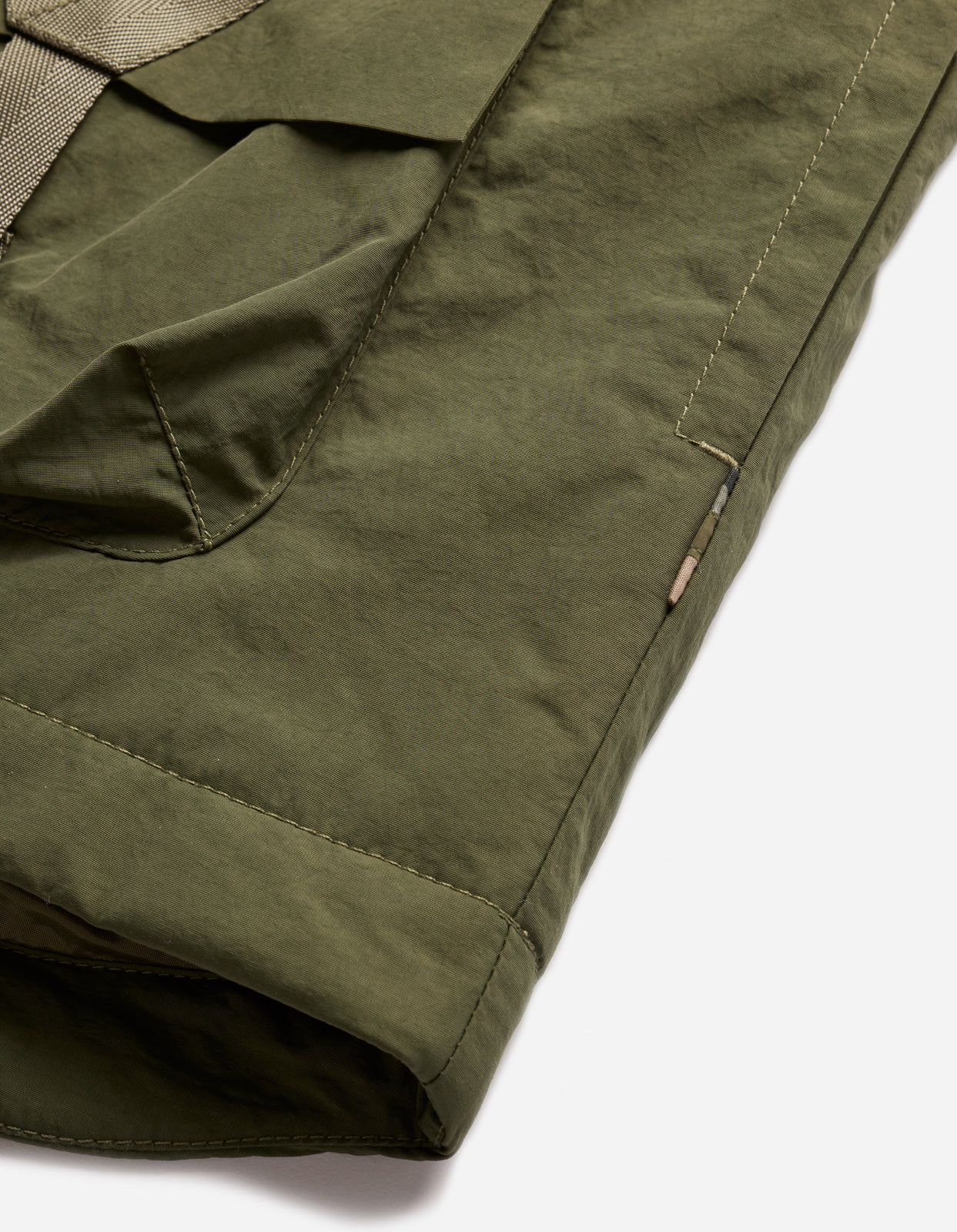 5038 Veg Dyed Tech Cargo Vest Olive