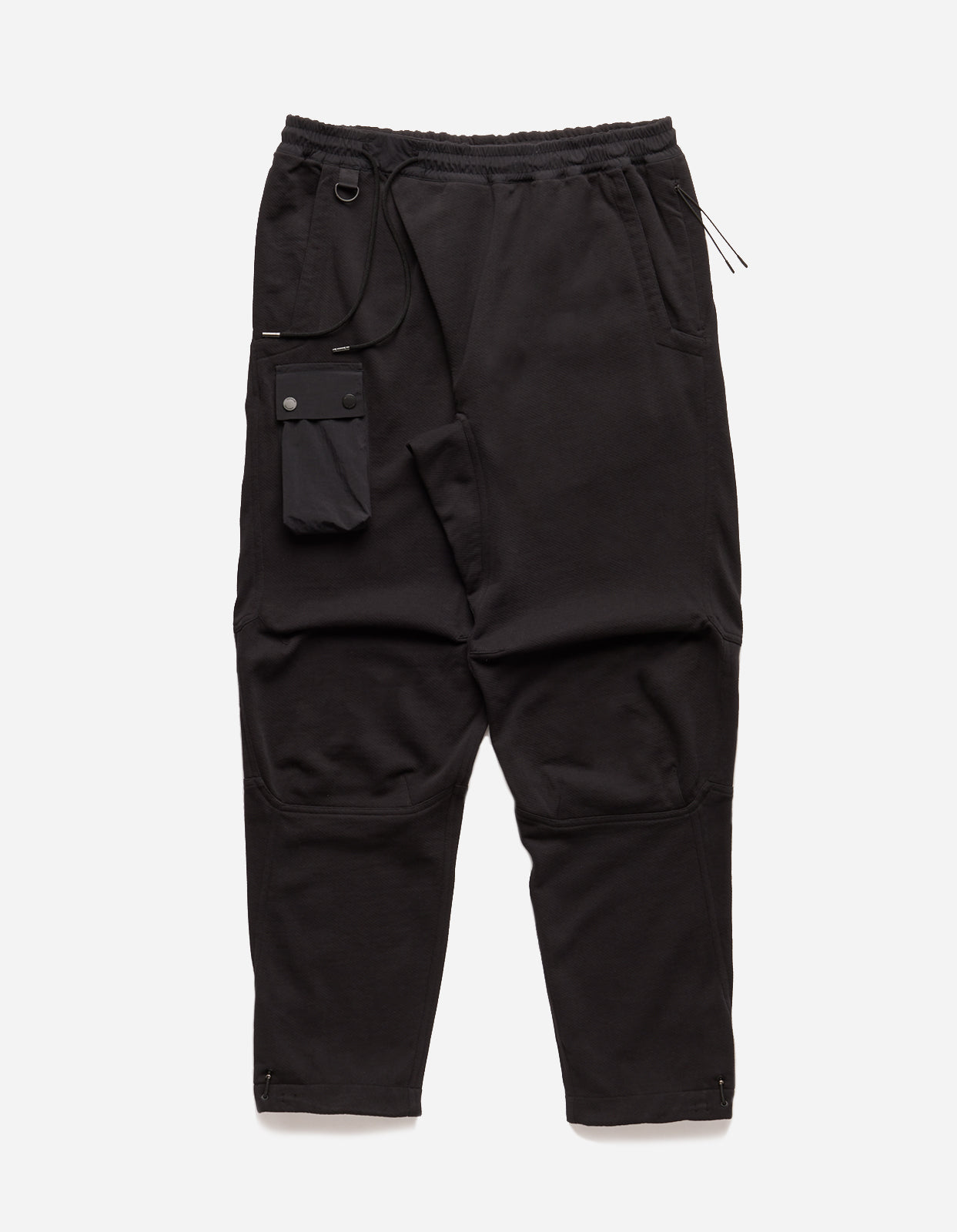 5044 Asym Articulated Sweatpants Black