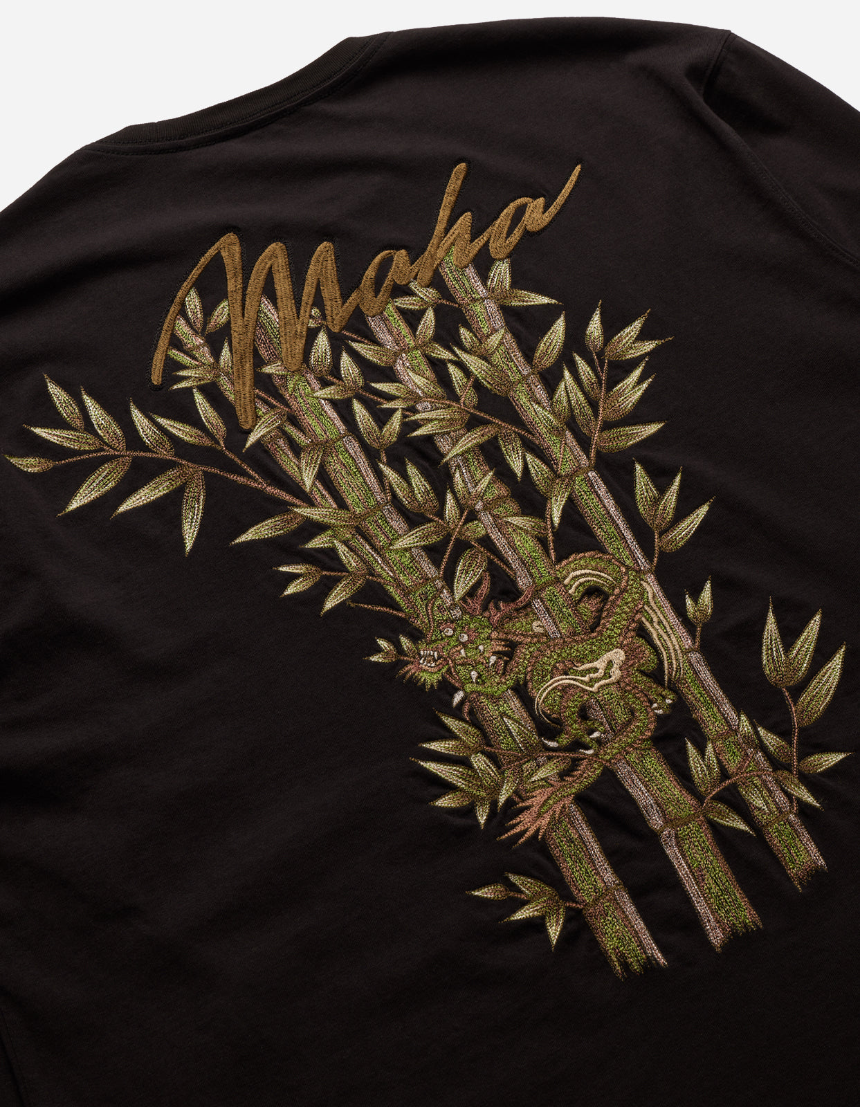 5080 Dragon Bamboo L/S T-Shirt Black