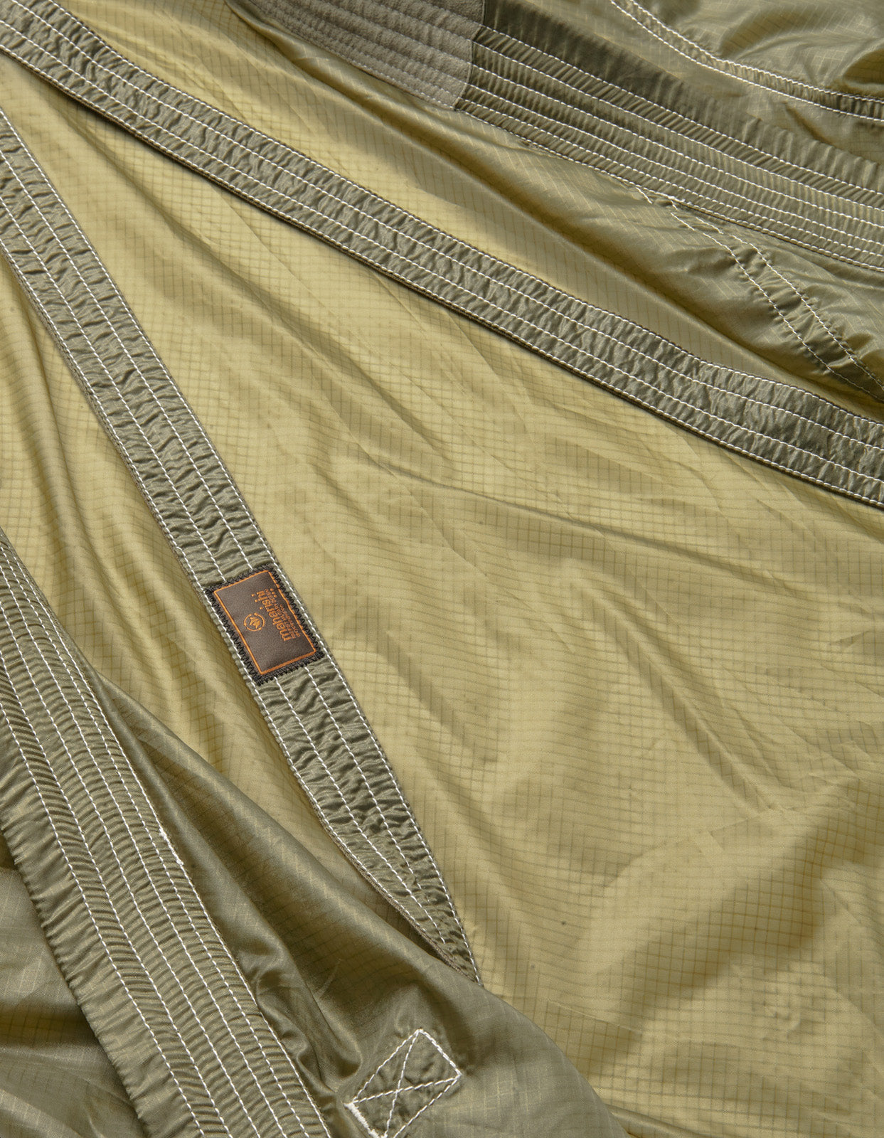 5091 Upcycled Parachute Kimono Olive – Maharishi