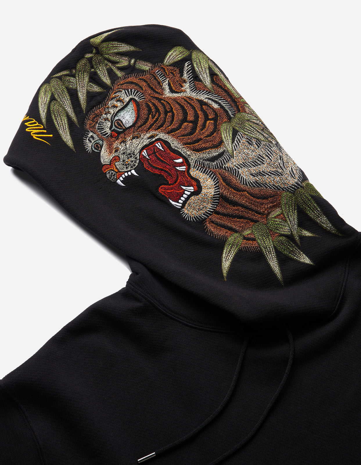 5097 Maha Tiger Hooded Sweat Black