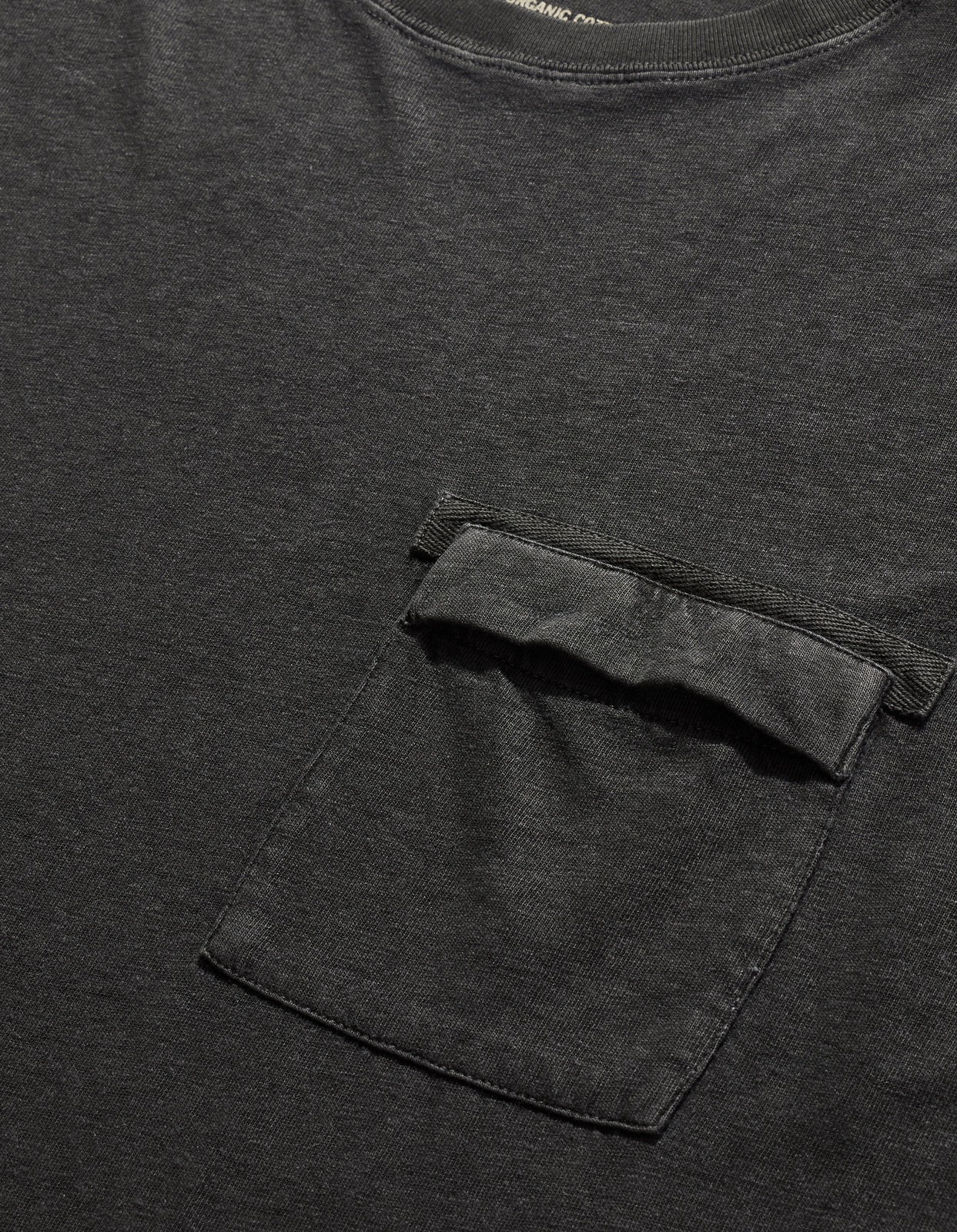 7021 Hemp Organic Pocket T-Shirt Black