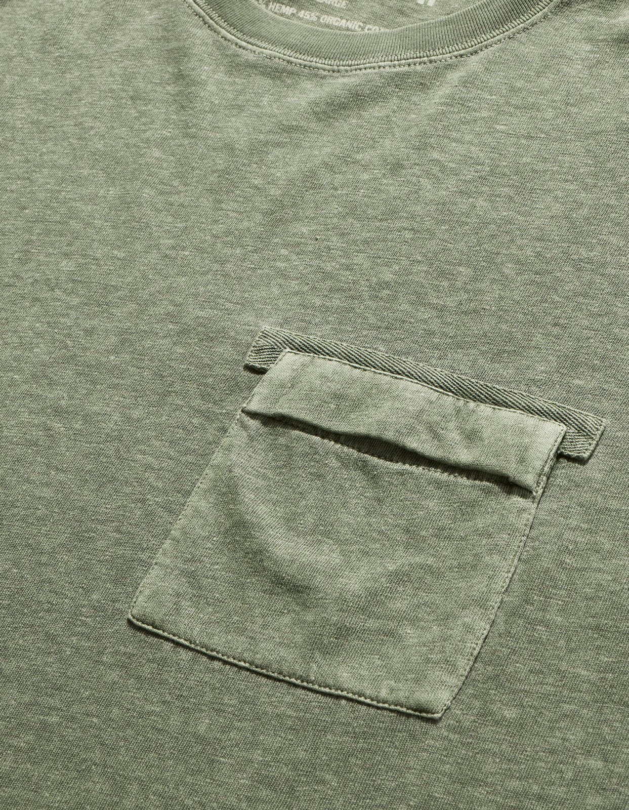 7021 Hemp Organic Pocket T-Shirt Olive OG-107F