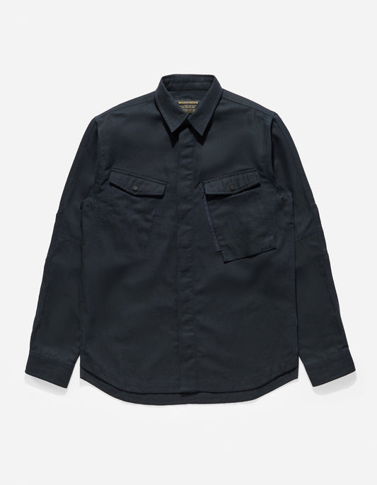 7028 MILTYPE Organic Custom Shirt Navy