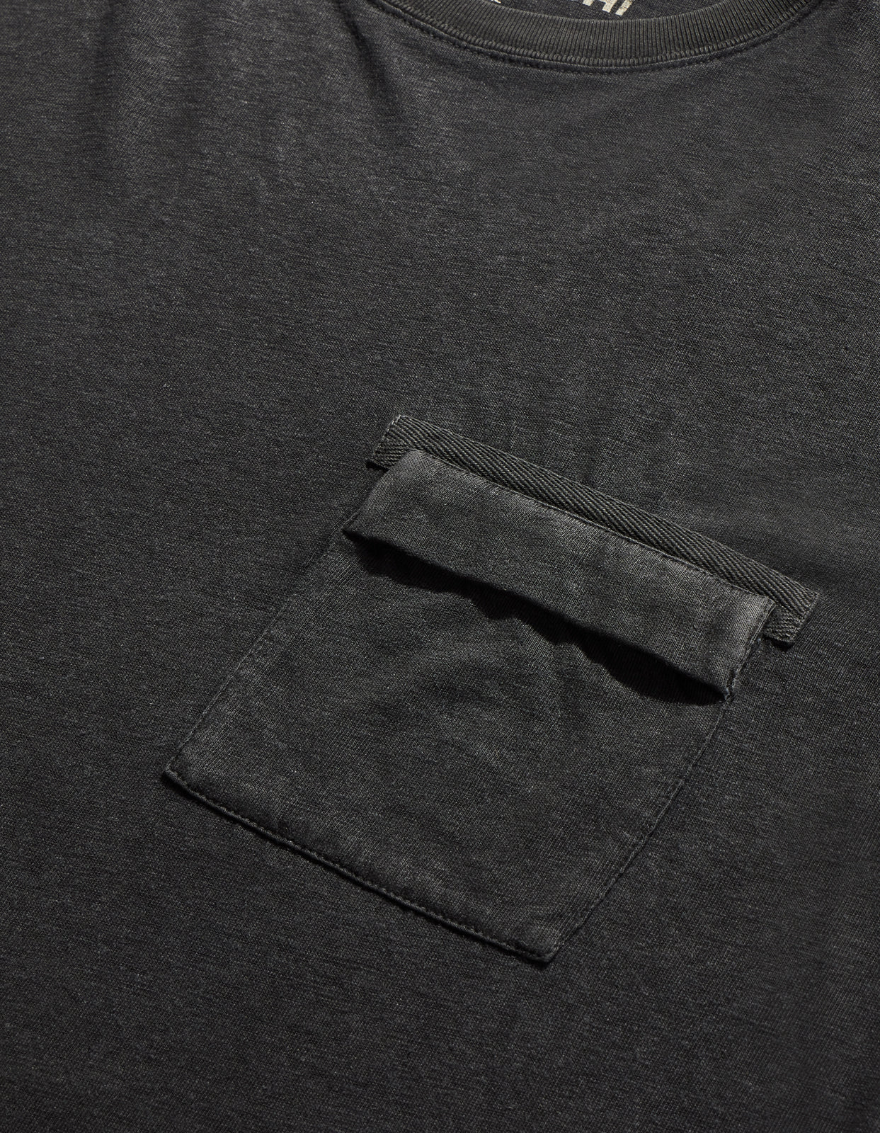 8010 Hemp Organic L/S Pocket T-Shirt Black