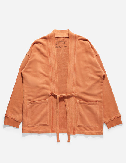 3526 Hemp Organic Sweat Kimono Rust