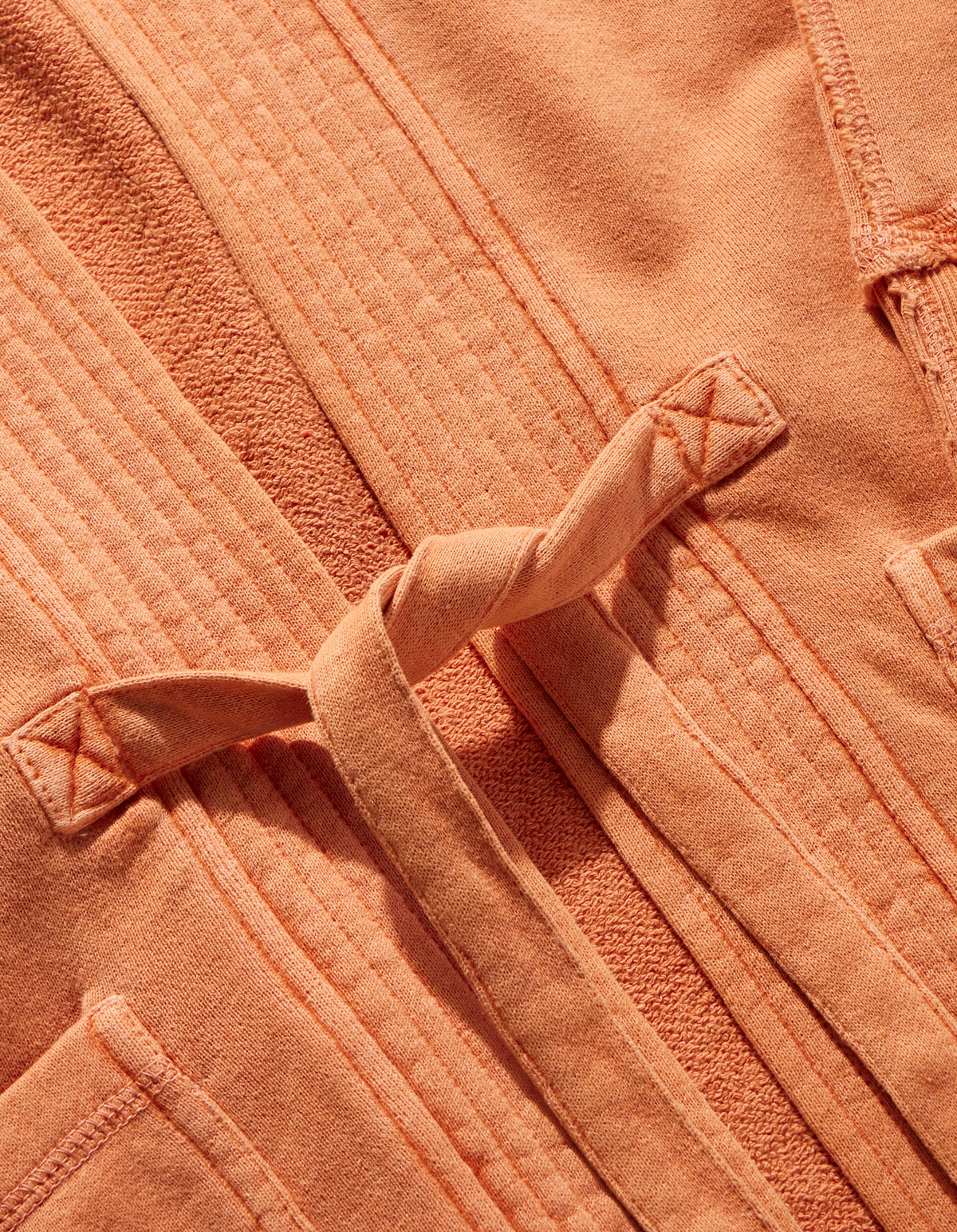 3526 Hemp Organic Sweat Kimono Rust
