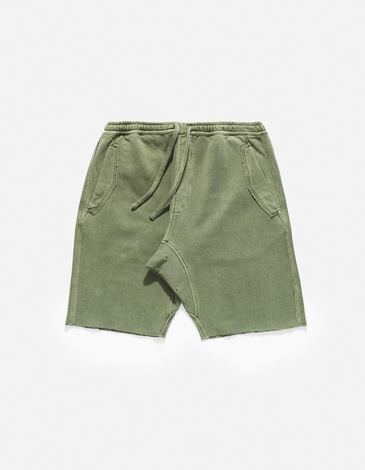 8028 Hemp Organic Sweat Shorts Olive OG-107F