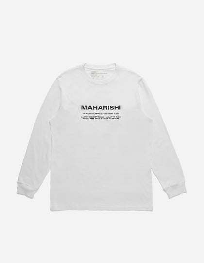 9754 MILTYPE Embroidered L/S T-Shirt · Organic Cotton Jersey 190 White