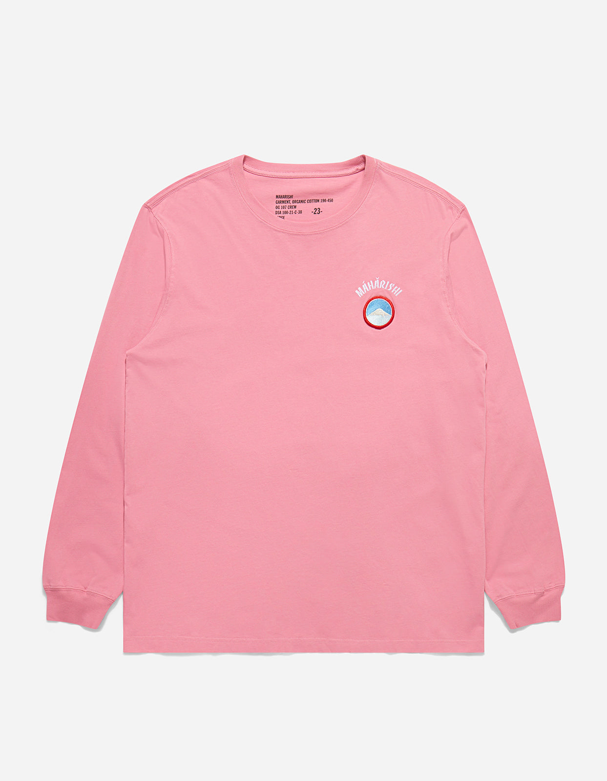 9858 Mahapatchco. Embroidered L/S T-Shirt Magenta