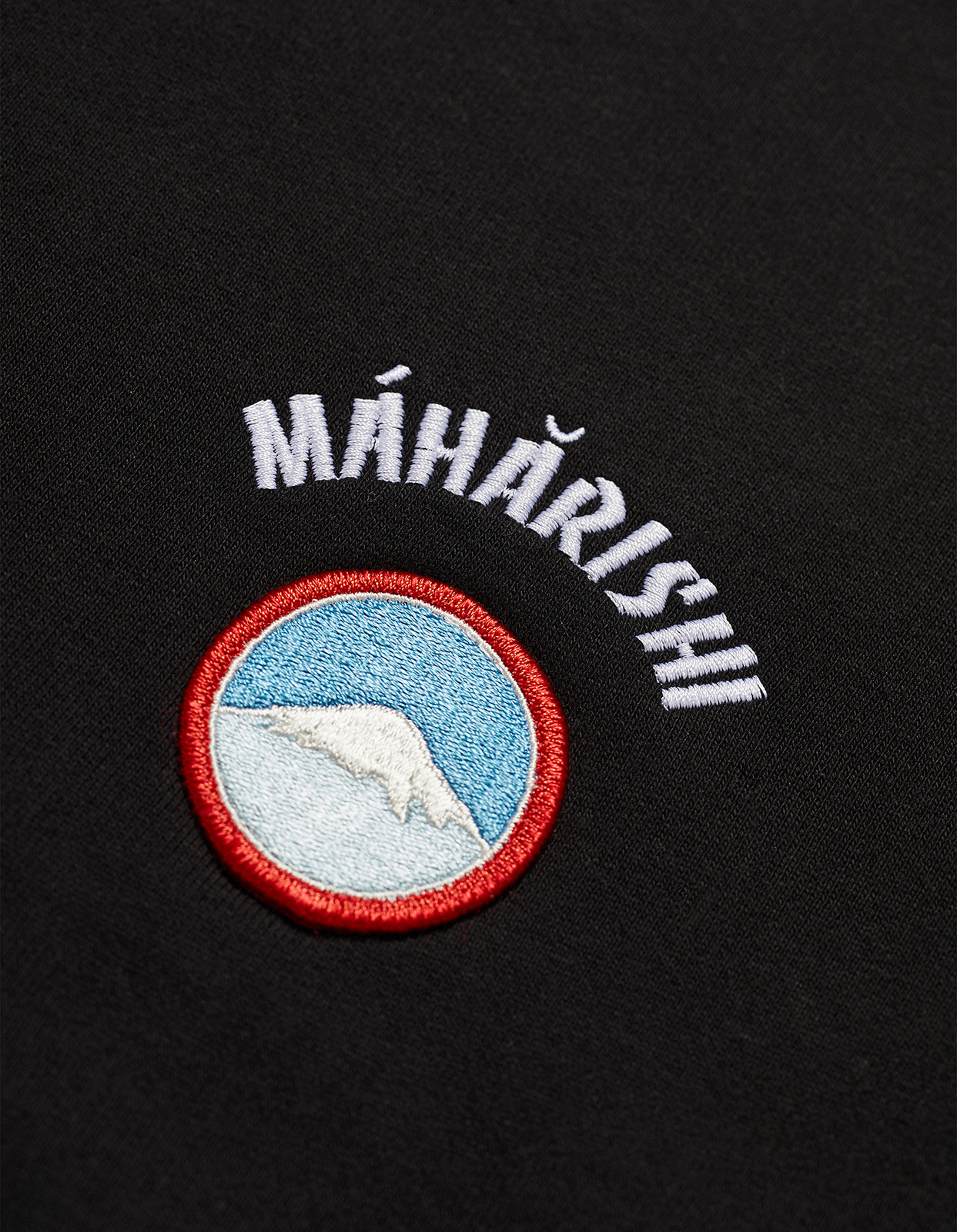 9862 Mahapatchco. Embroidered Crew Sweat Black
