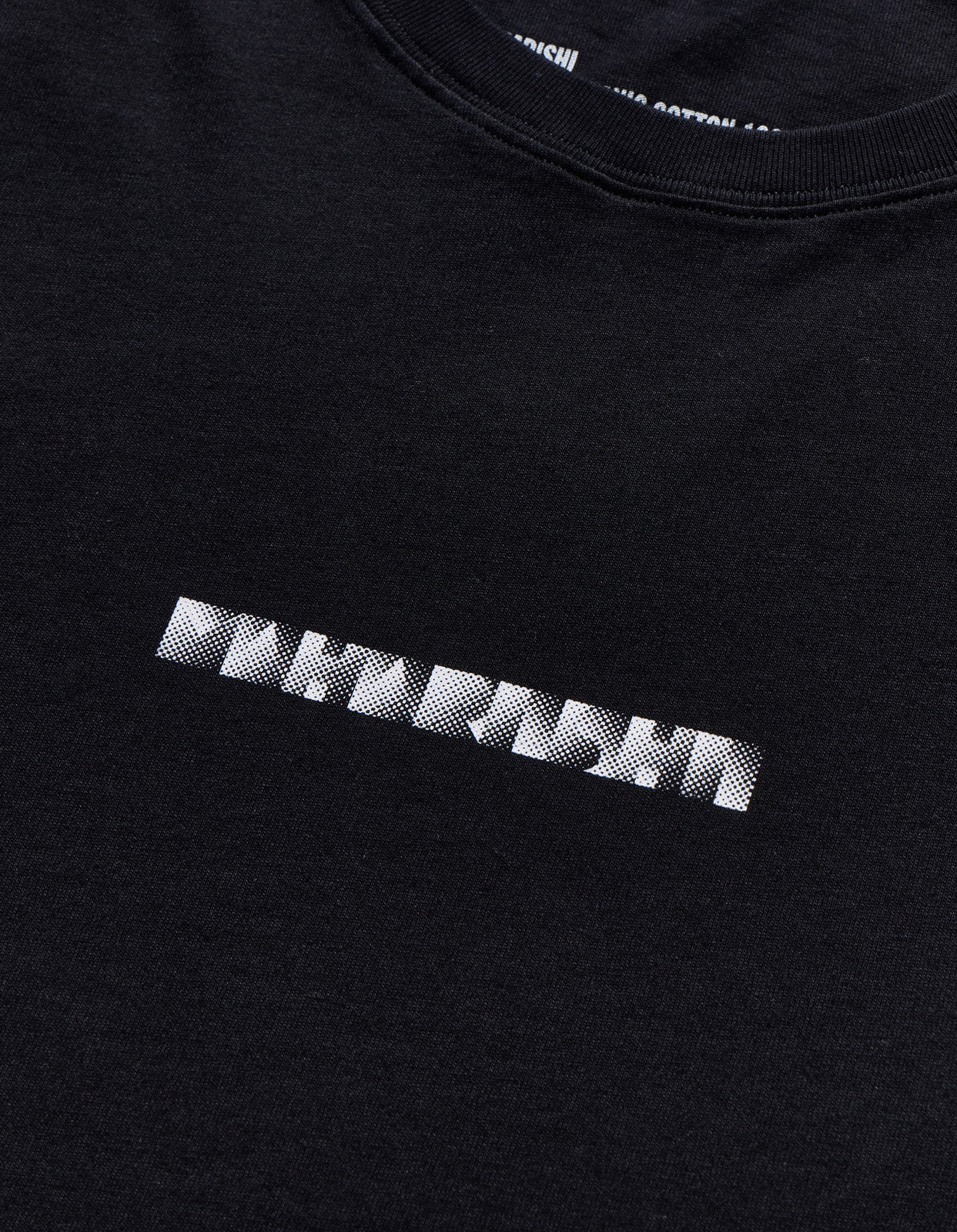 9905 Pointillist Maha L/S T-Shirt Black