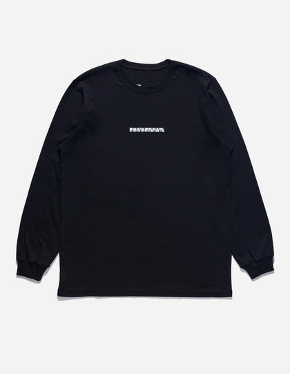 9905 Pointillist Maha L/S T-Shirt Black