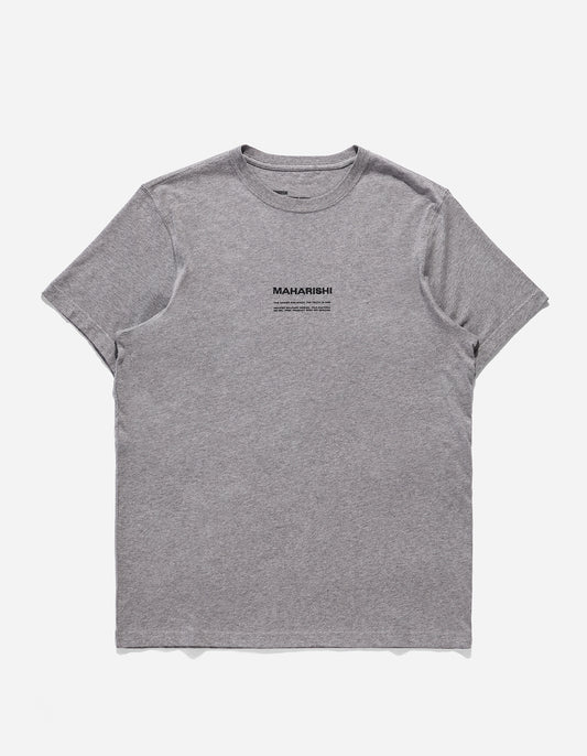 9912 MILTYPE Embroidered T-Shirt Grey Marl