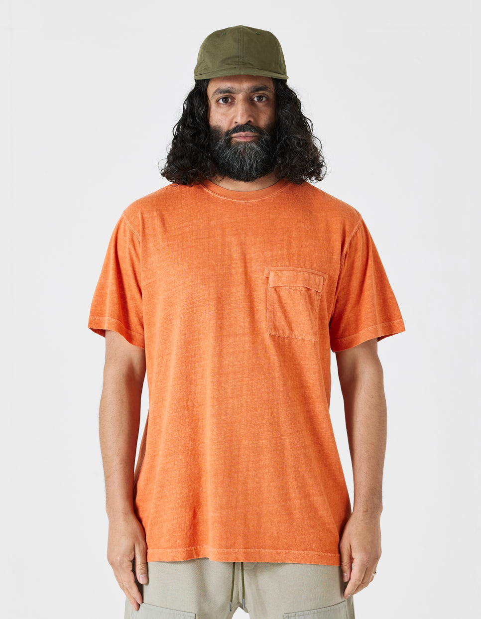 7021 Hemp Organic Pocket T-Shirt Rust