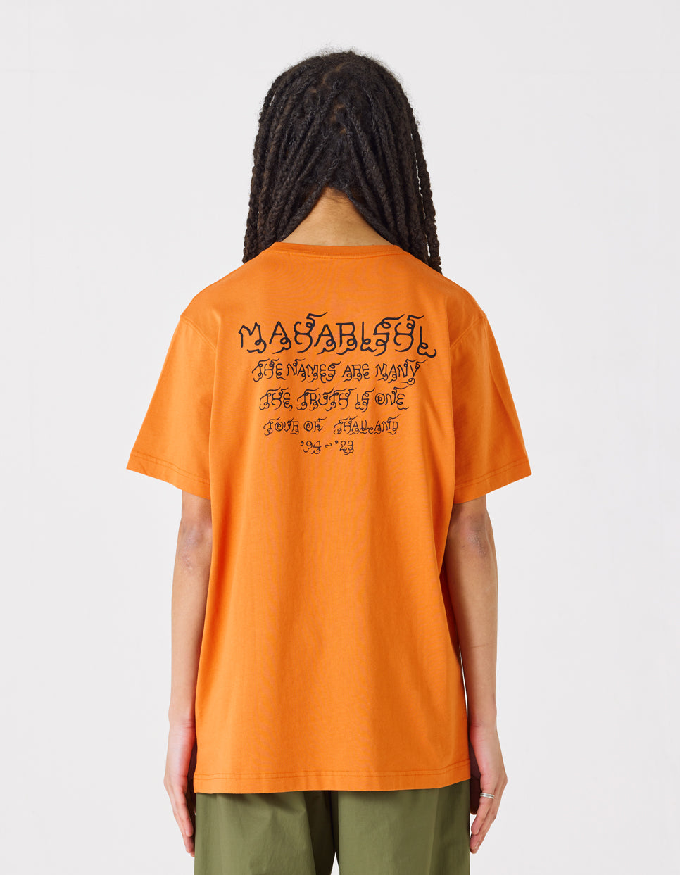 1018 Thai Script Maharishi T-Shirt Rust