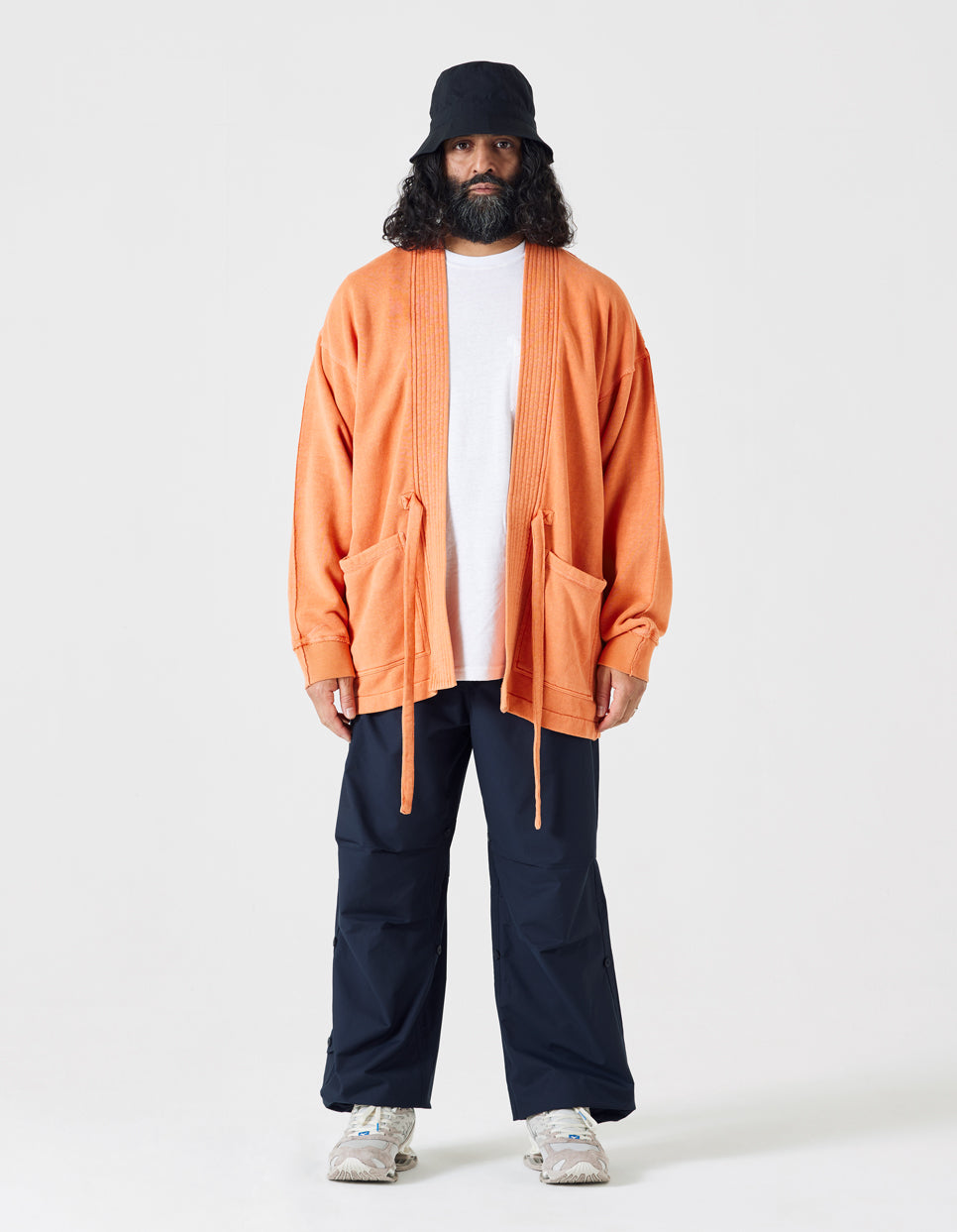 3526 Hemp Organic Sweat Kimono Rust