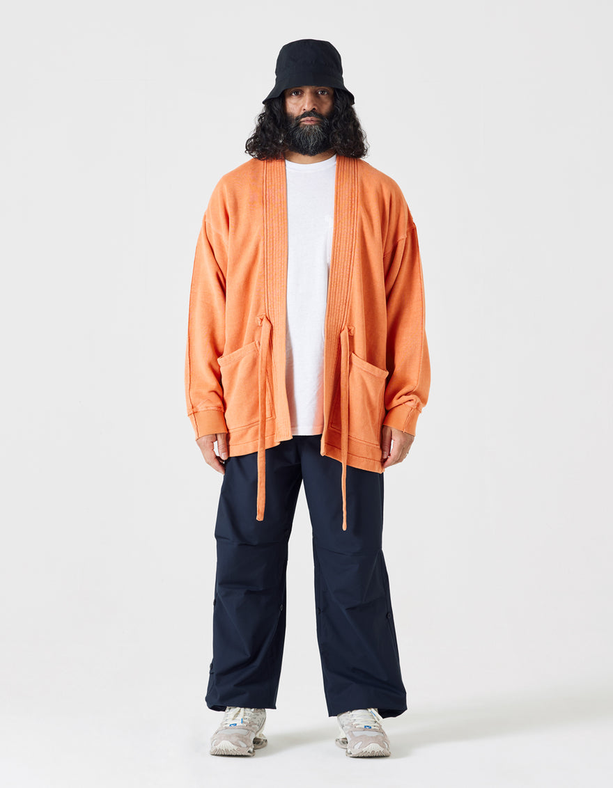 3526 Hemp Organic Sweat Kimono Rust