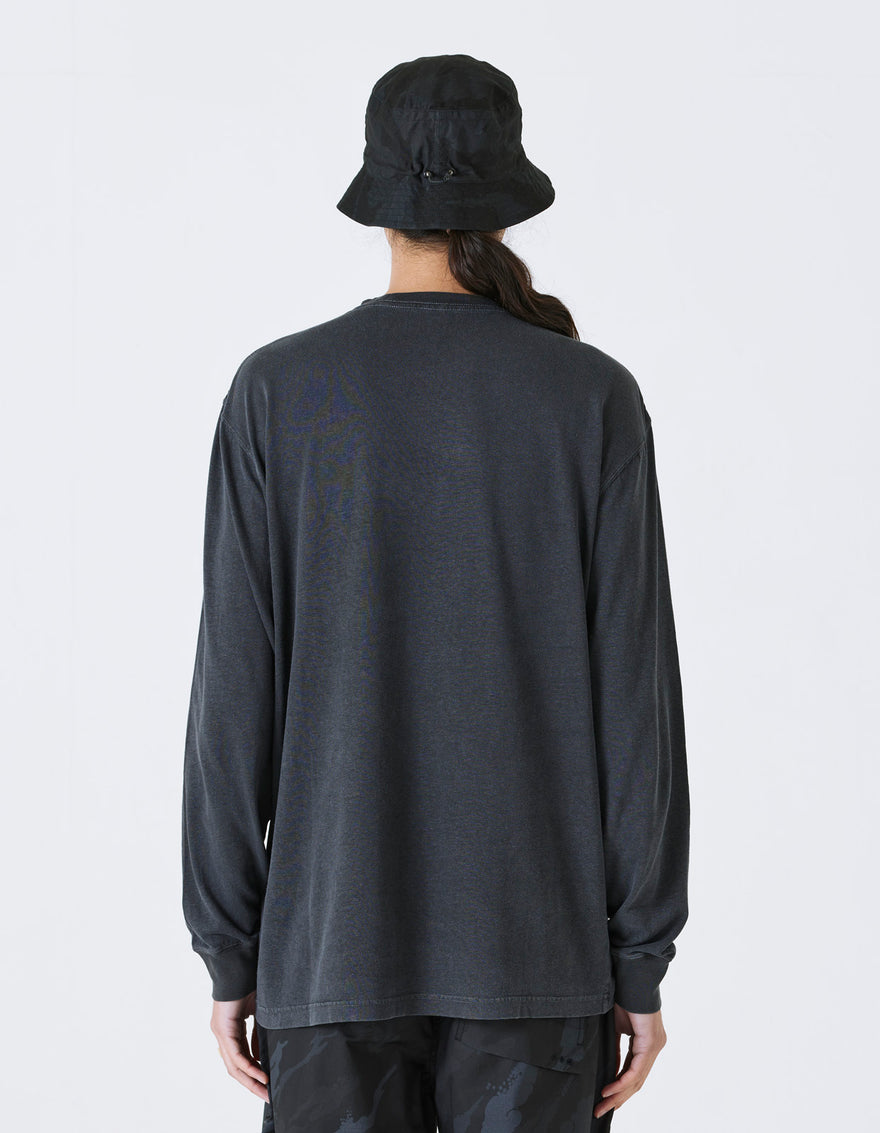 8010 Hemp Organic L/S Pocket T-Shirt Black