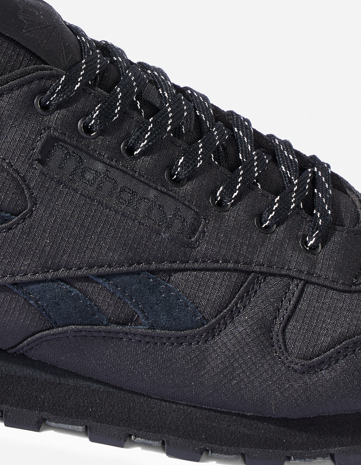 Maharishi x Reebok Classic Leather Ripstop Black