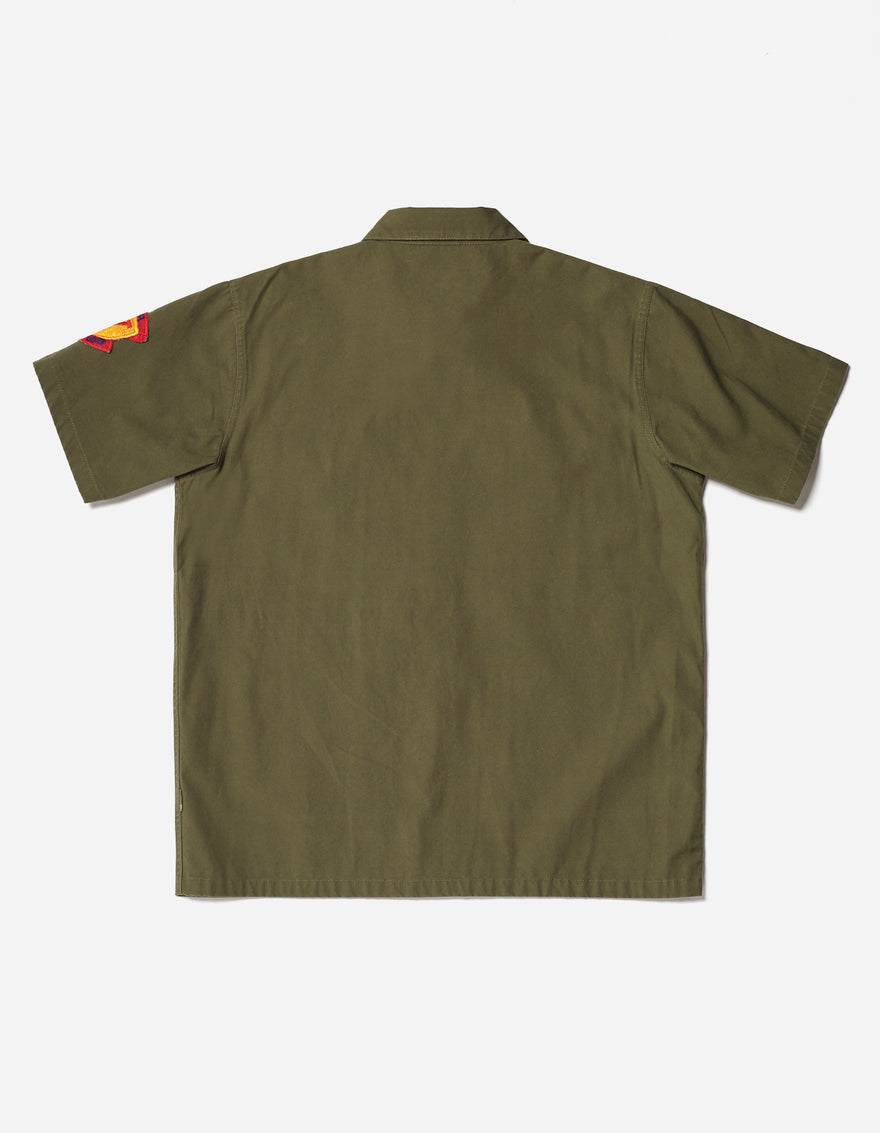 2006 Embroidered Utility Shirt 3rd Pattern Mod. Olive OG-107FF