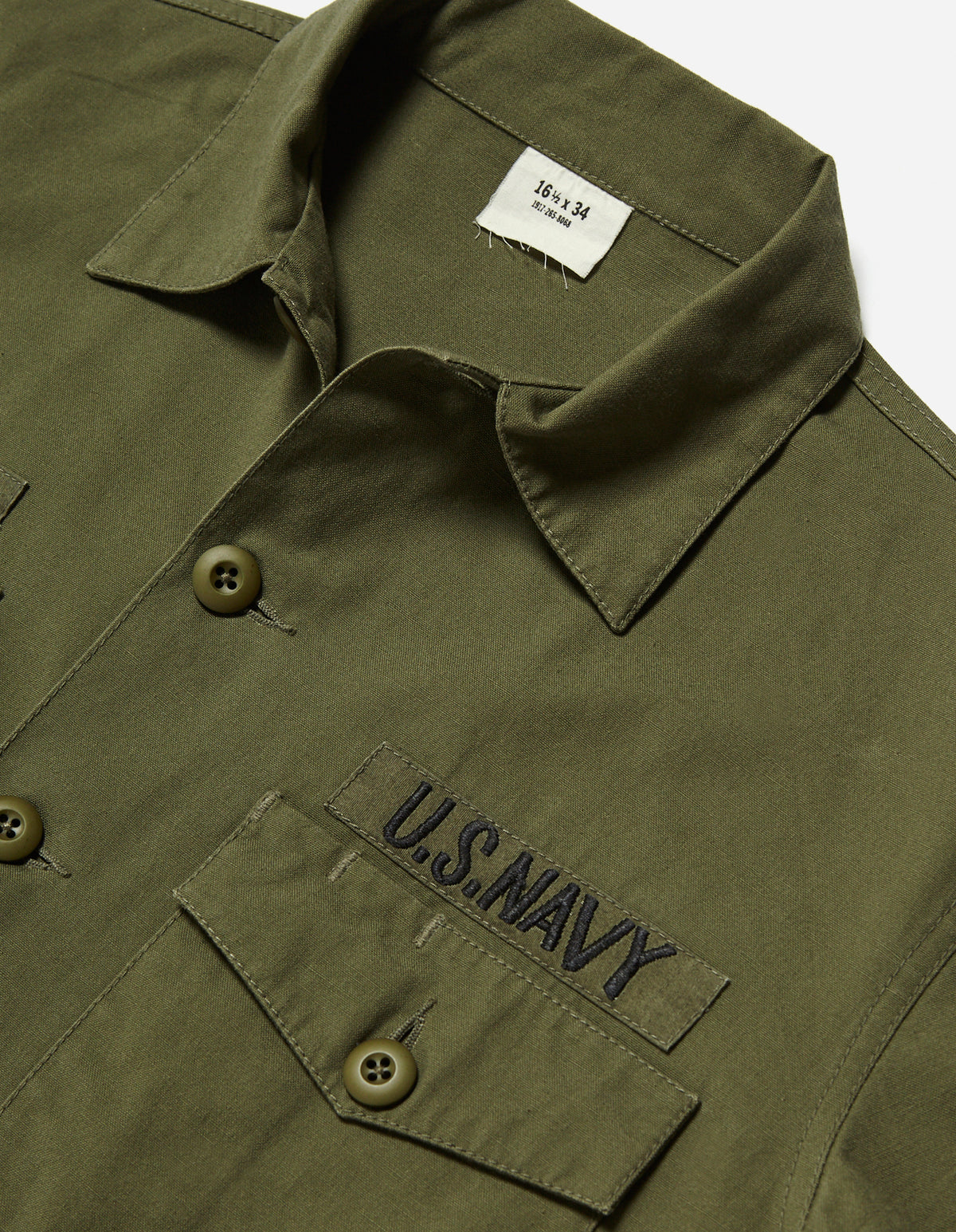 2006 Embroidered Utility Shirt 3rd Pattern Mod. Olive OG-107FF