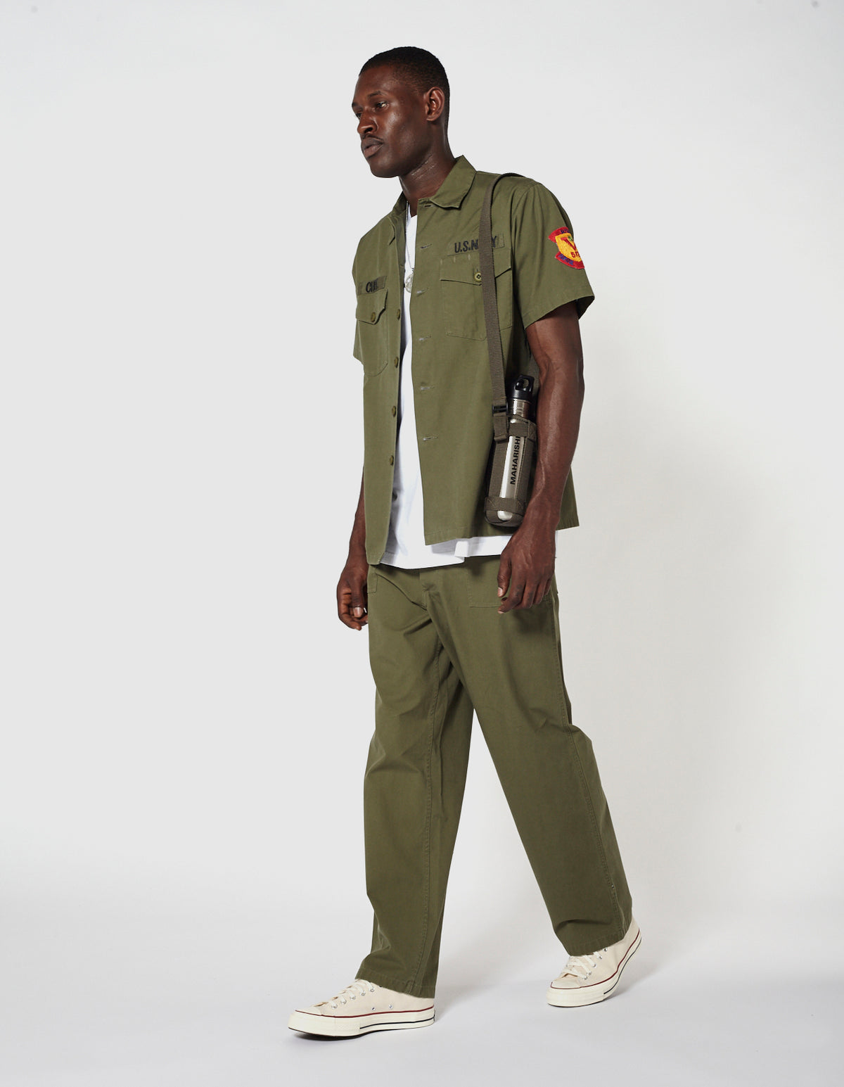2006 Embroidered Utility Shirt 3rd Pattern Mod. Olive OG-107FF
