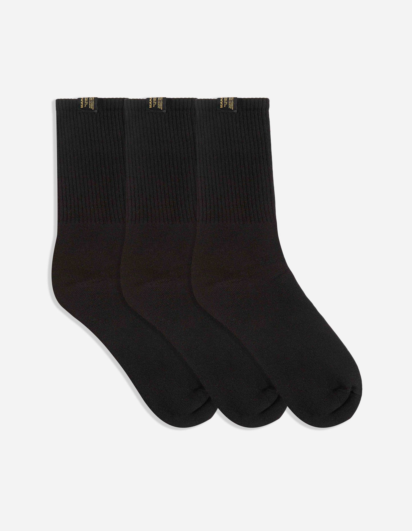 9273 MILTYPE Sport Sock · 3 Pack Black/Black/Black