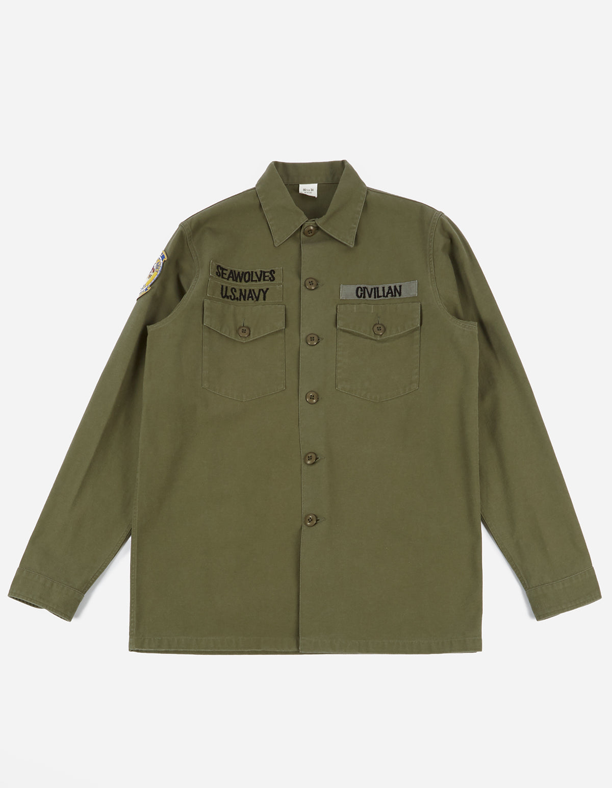 3523 Seawolves Utility Shirt · Washed Cotton Sateen