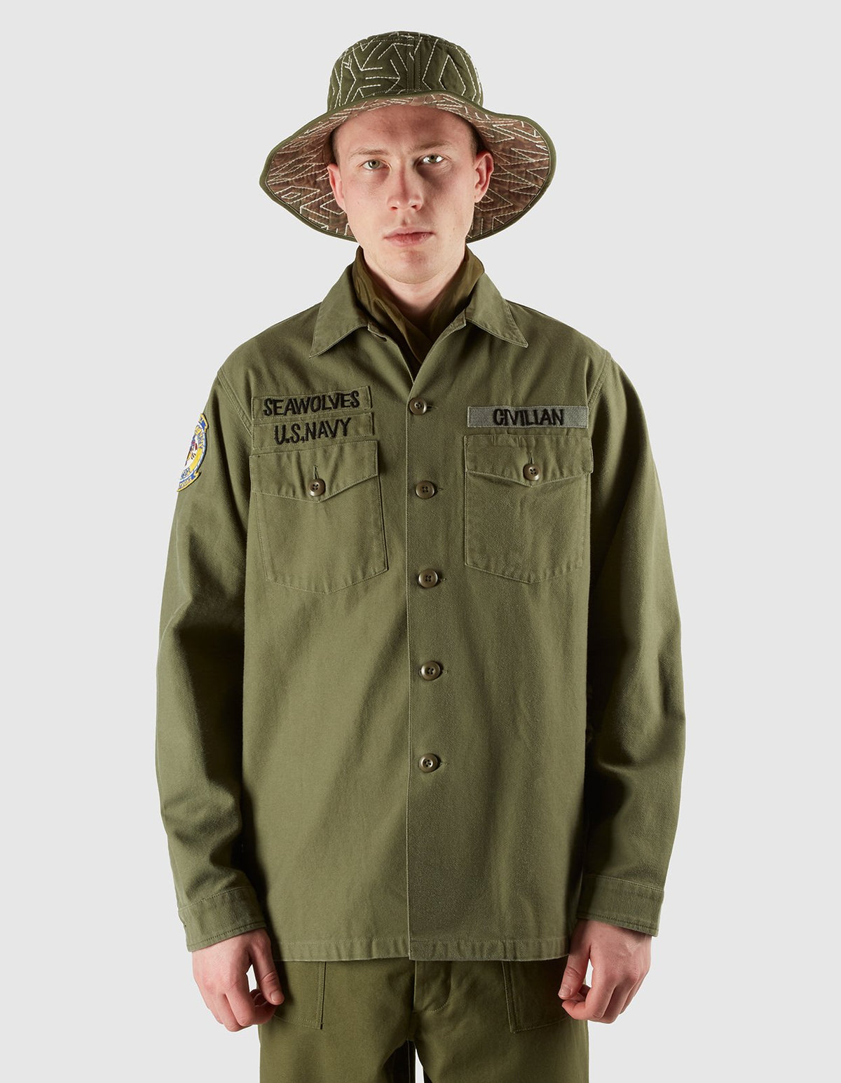 3523 Seawolves Utility Shirt · Washed Cotton Sateen