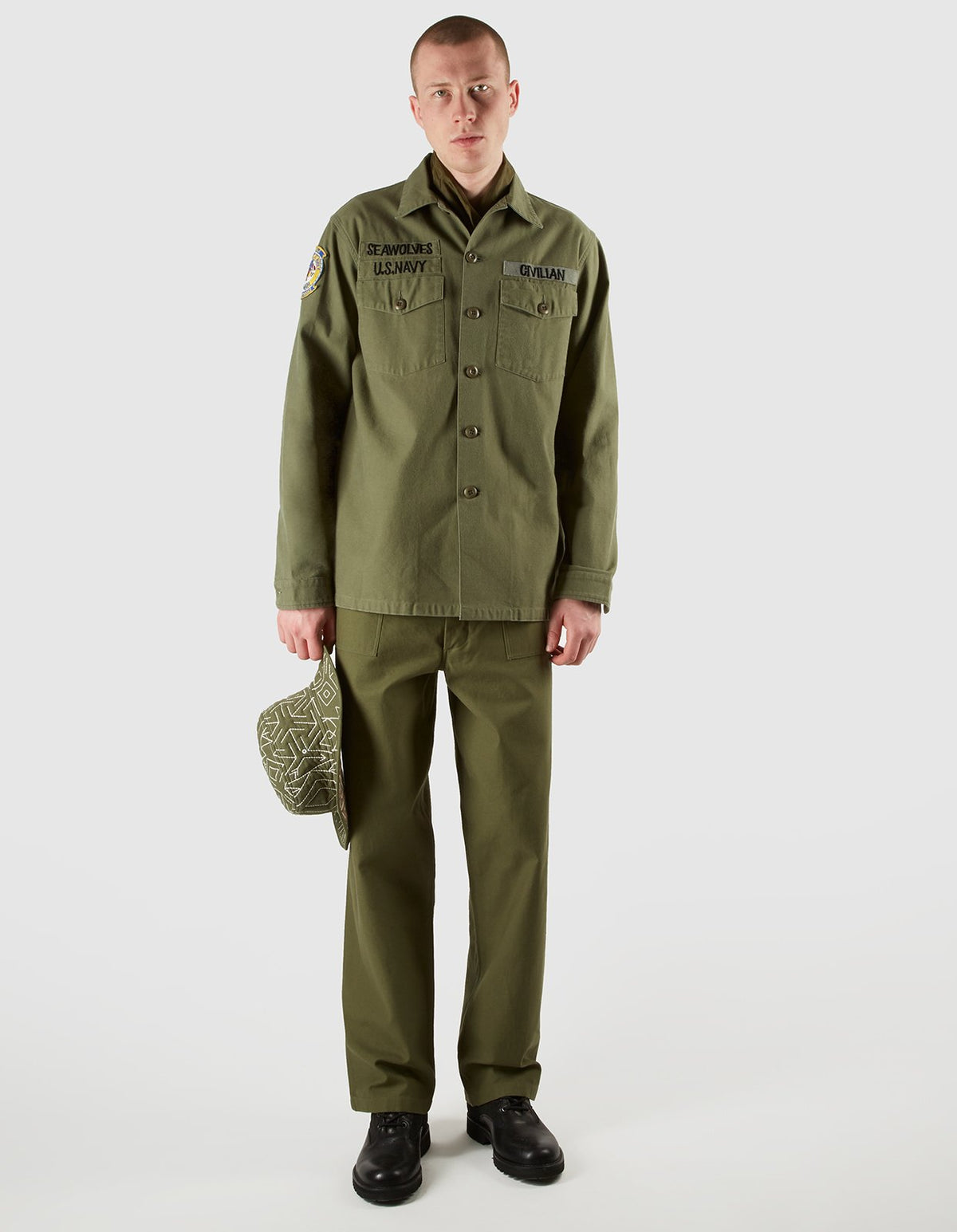 3523 Seawolves Utility Shirt · Washed Cotton Sateen