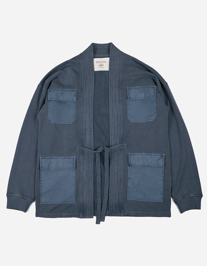 3526 U.S. Sweat Kimono Navy