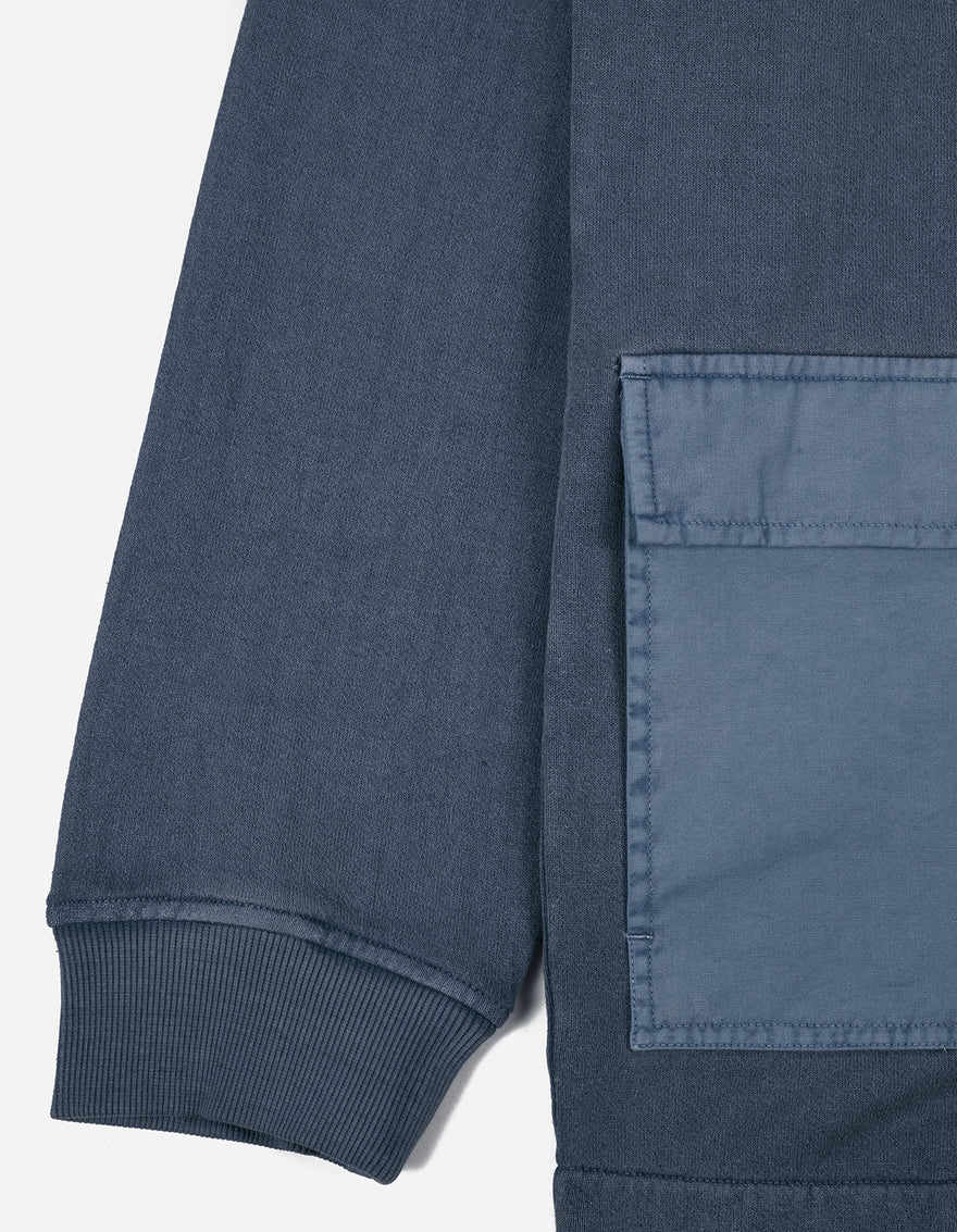3526 U.S. Sweat Kimono Navy