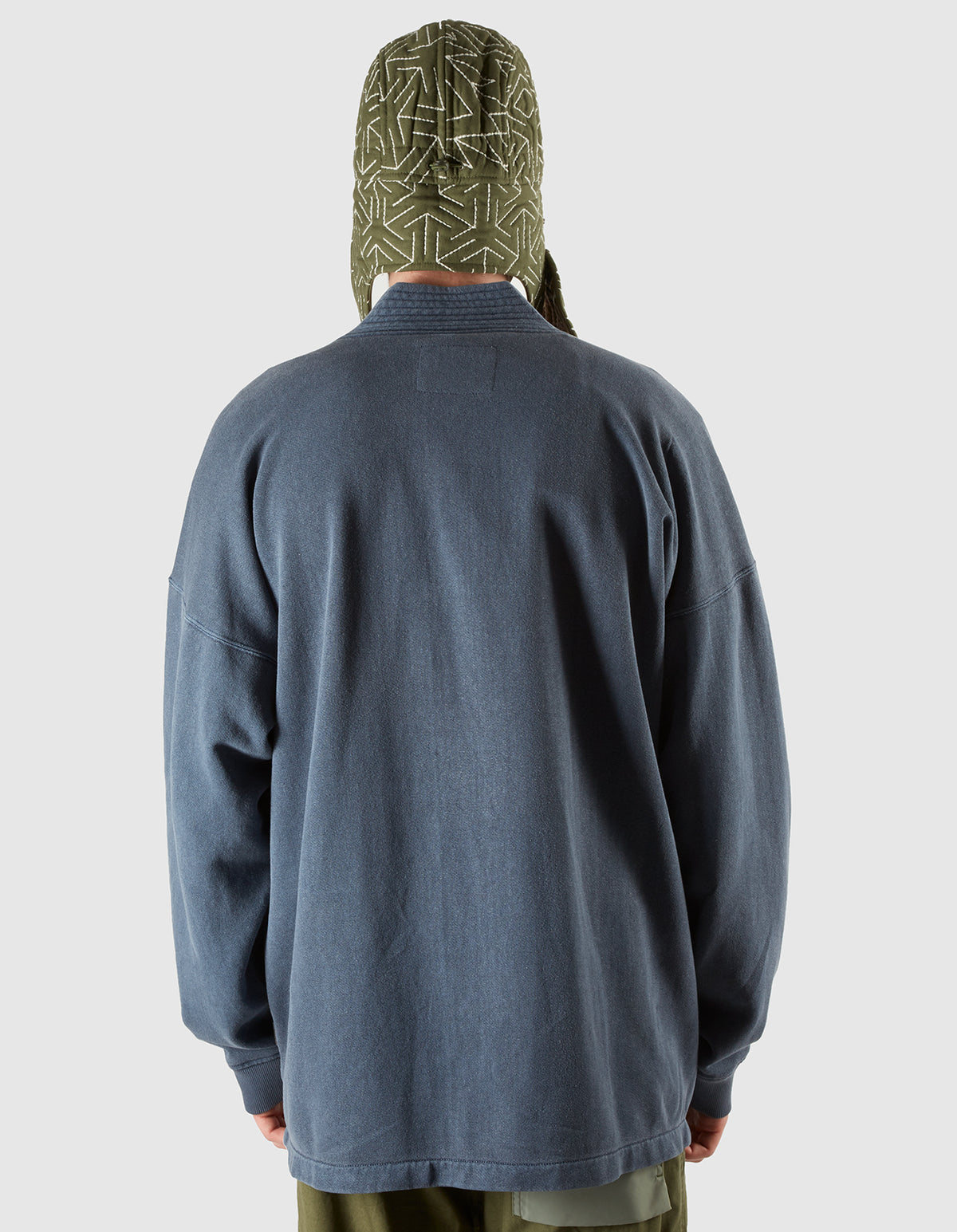 3526 U.S. Sweat Kimono Navy