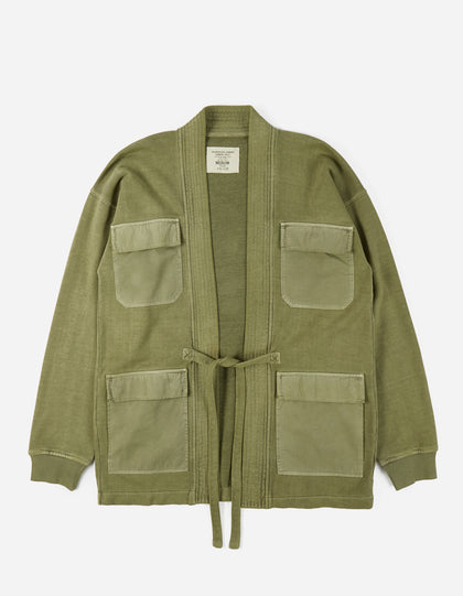 3526 U.S. Sweat Kimono Olive OG-107FF