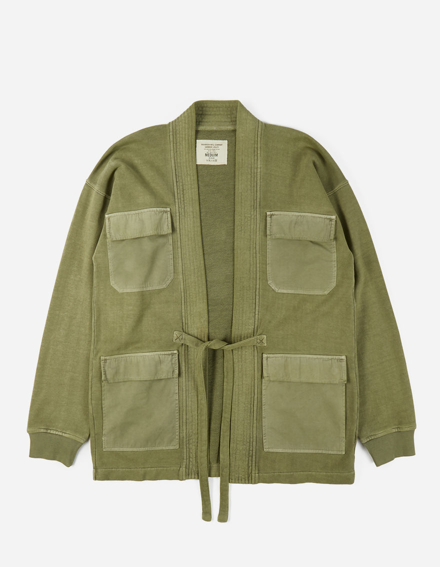 3526 U.S. Sweat Kimono Olive OG-107FF