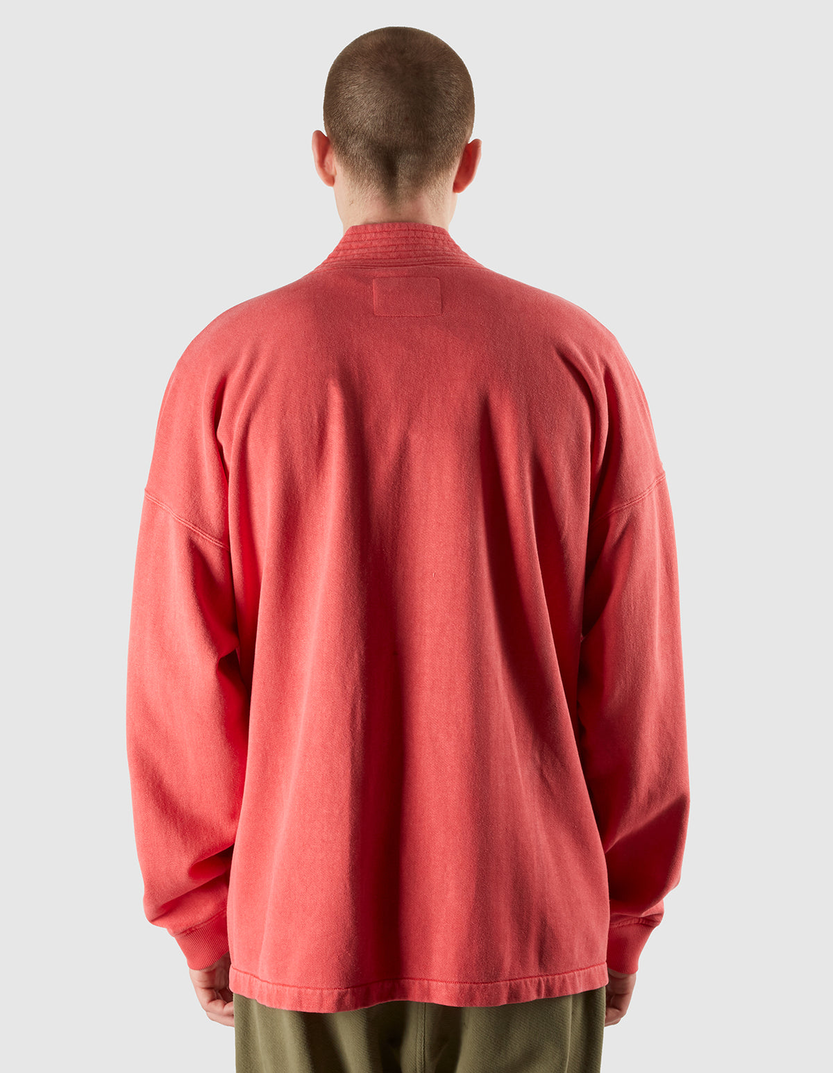 3526 U.S. Sweat Kimono Red