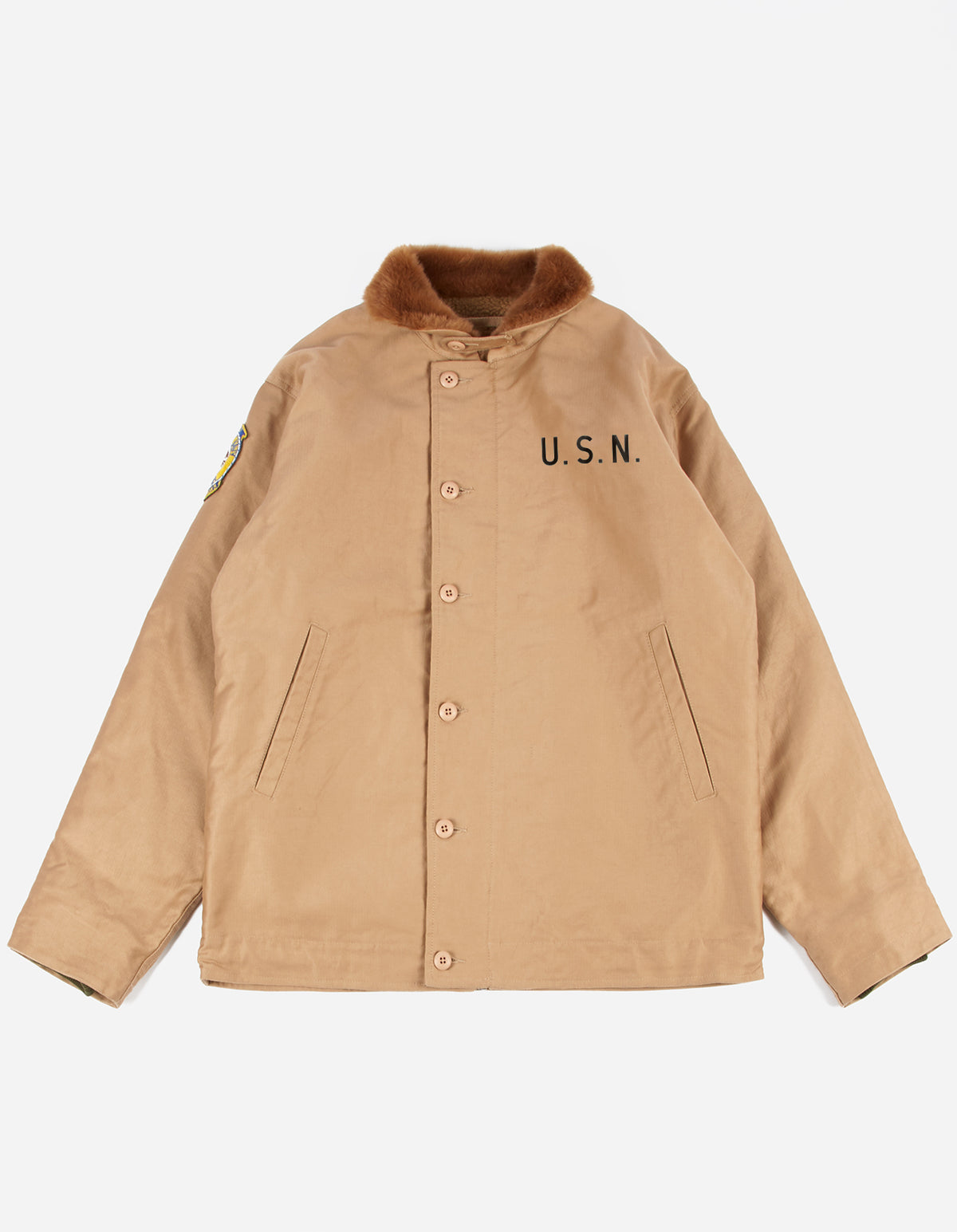 3533 Seawolves Deck Jacket · Japanese M1 Cord Sand