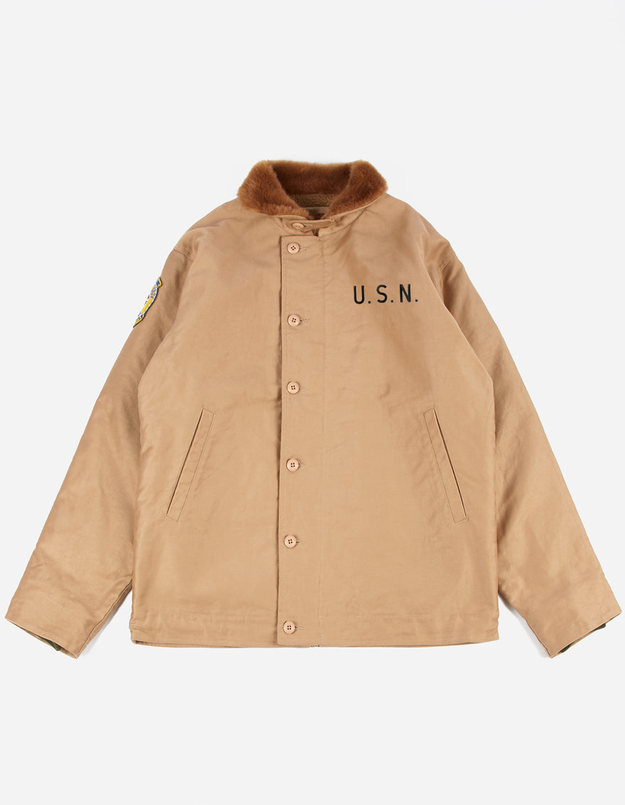3533 Seawolves Deck Jacket · Japanese M1 Cord Sand