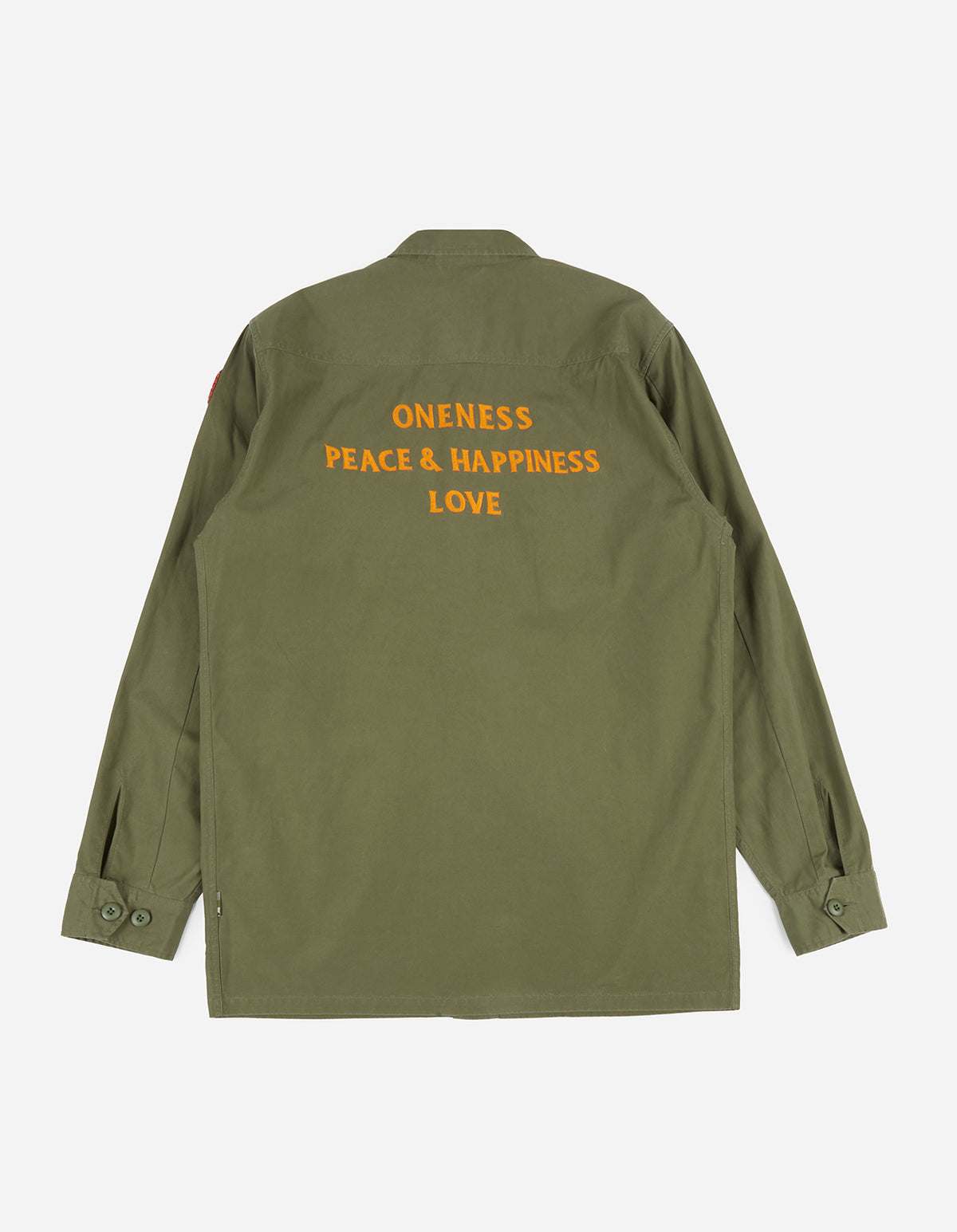 3584 Oneness Jungle Overshirt · Washed Cotton Poplin 200 Olive OG-107FF