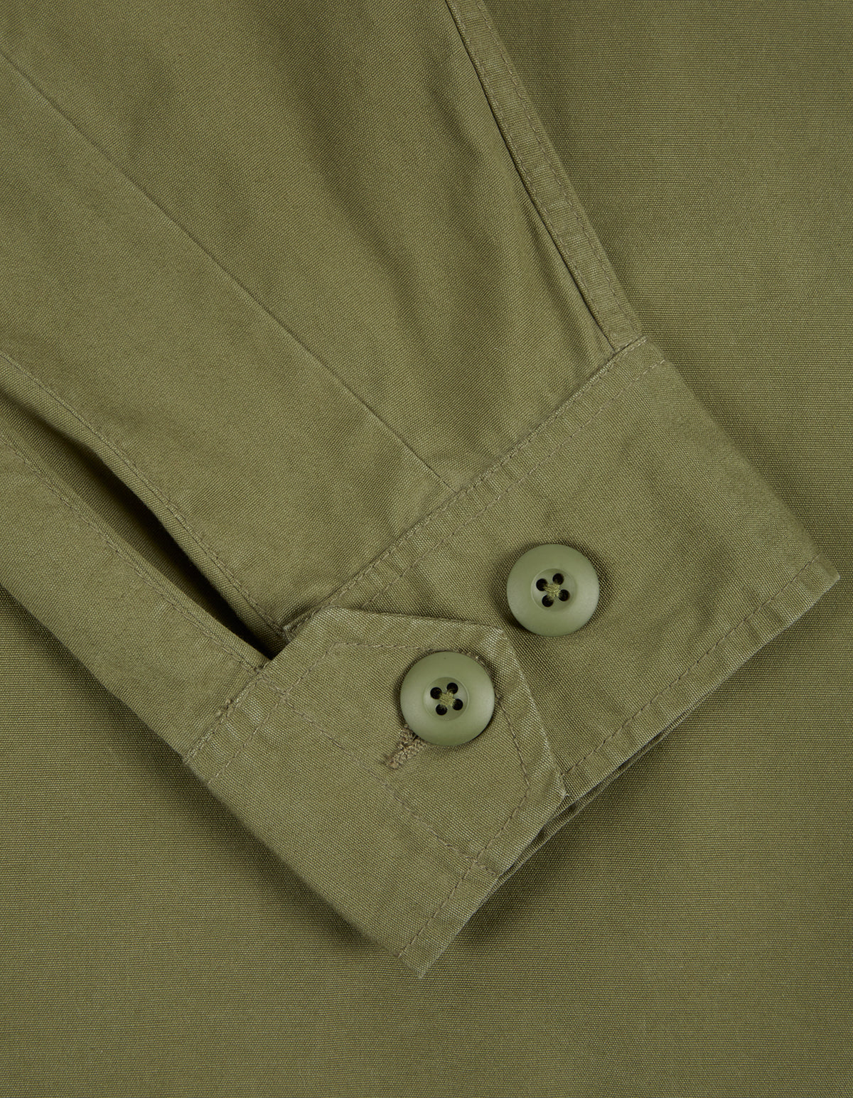 3584 Oneness Jungle Overshirt · Washed Cotton Poplin 200 Olive OG-107FF