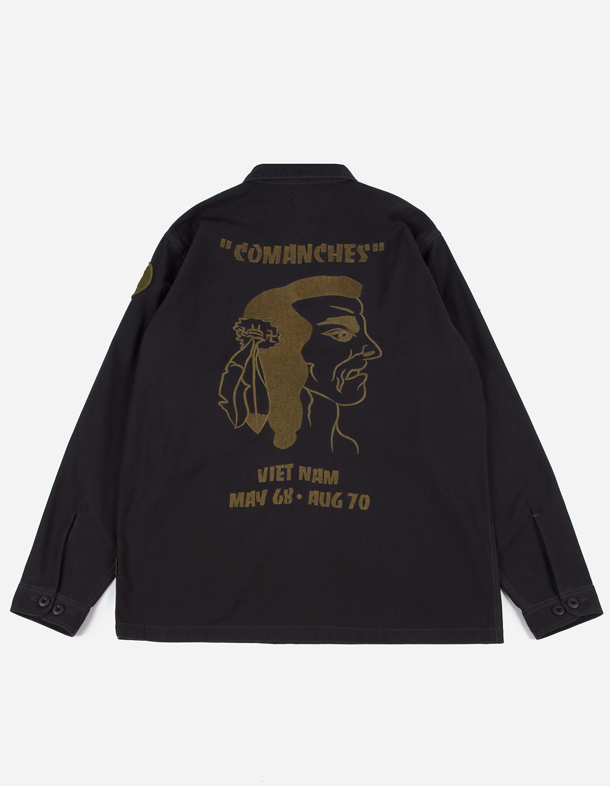 3599 May'68 Embroidered Shirt · Washed Cotton Sateen Black BLK-108FF