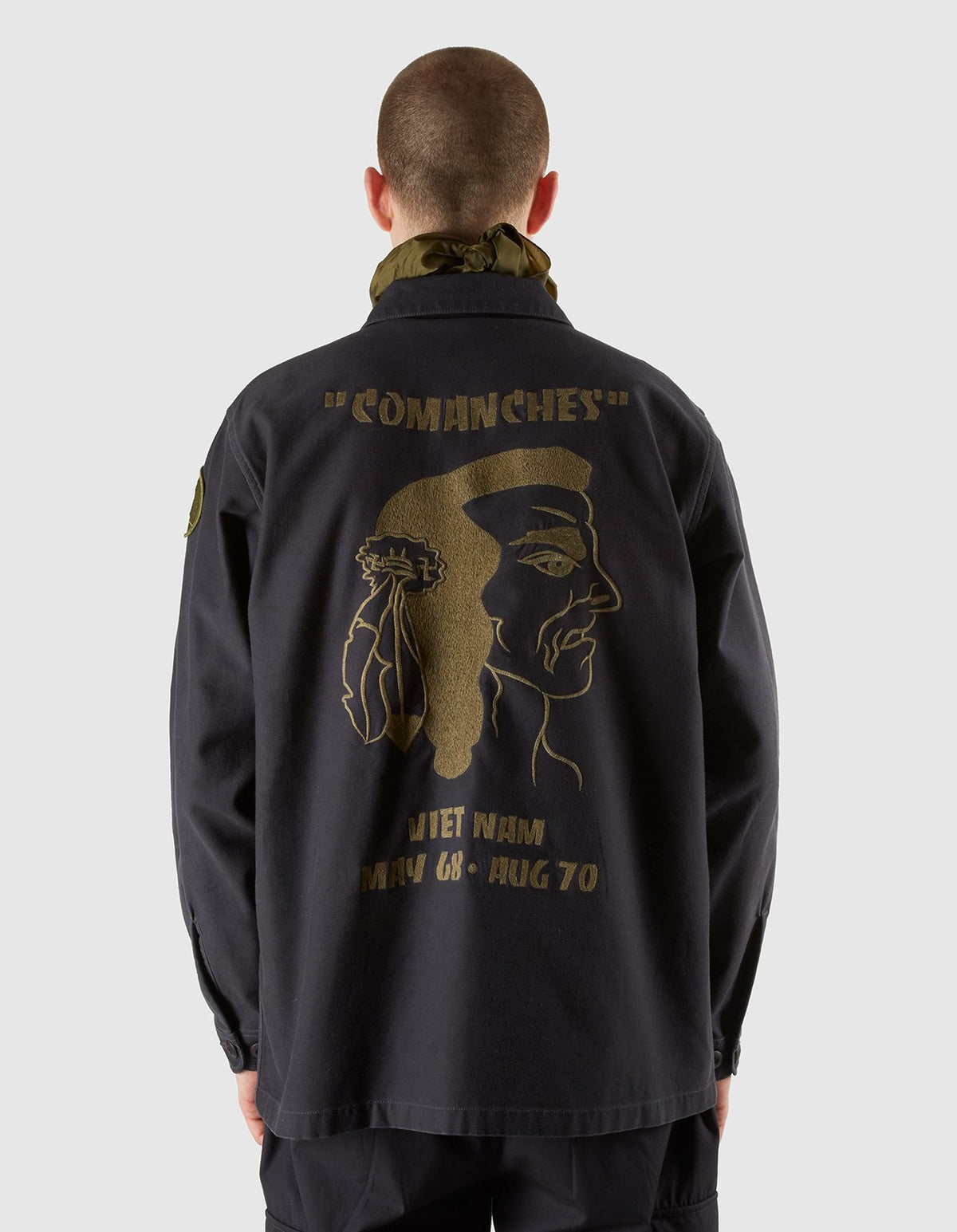 3599 May'68 Embroidered Shirt · Washed Cotton Sateen Black BLK-108FF