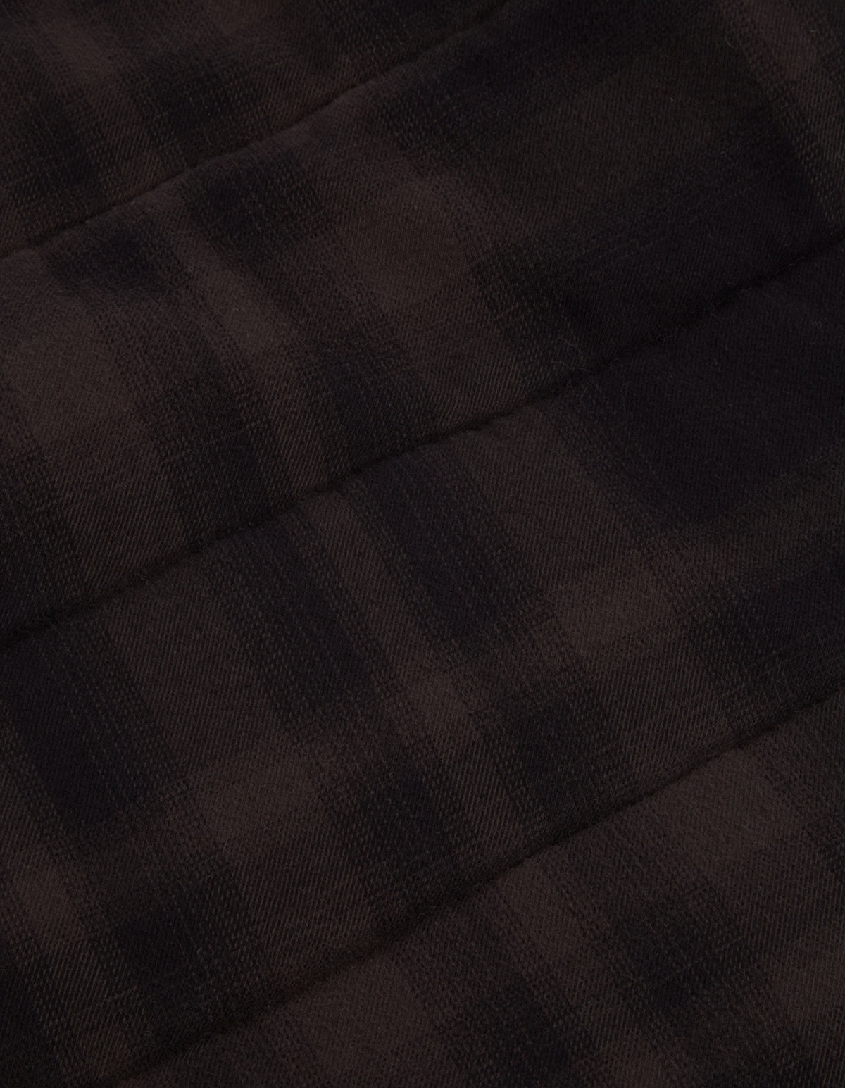 3620 Check Padded Kimono Black/Charcoal
