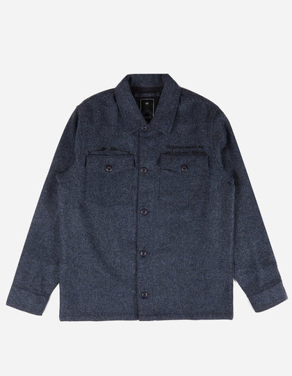 3638 Maharishi Wool Overshirt Air Force Blue